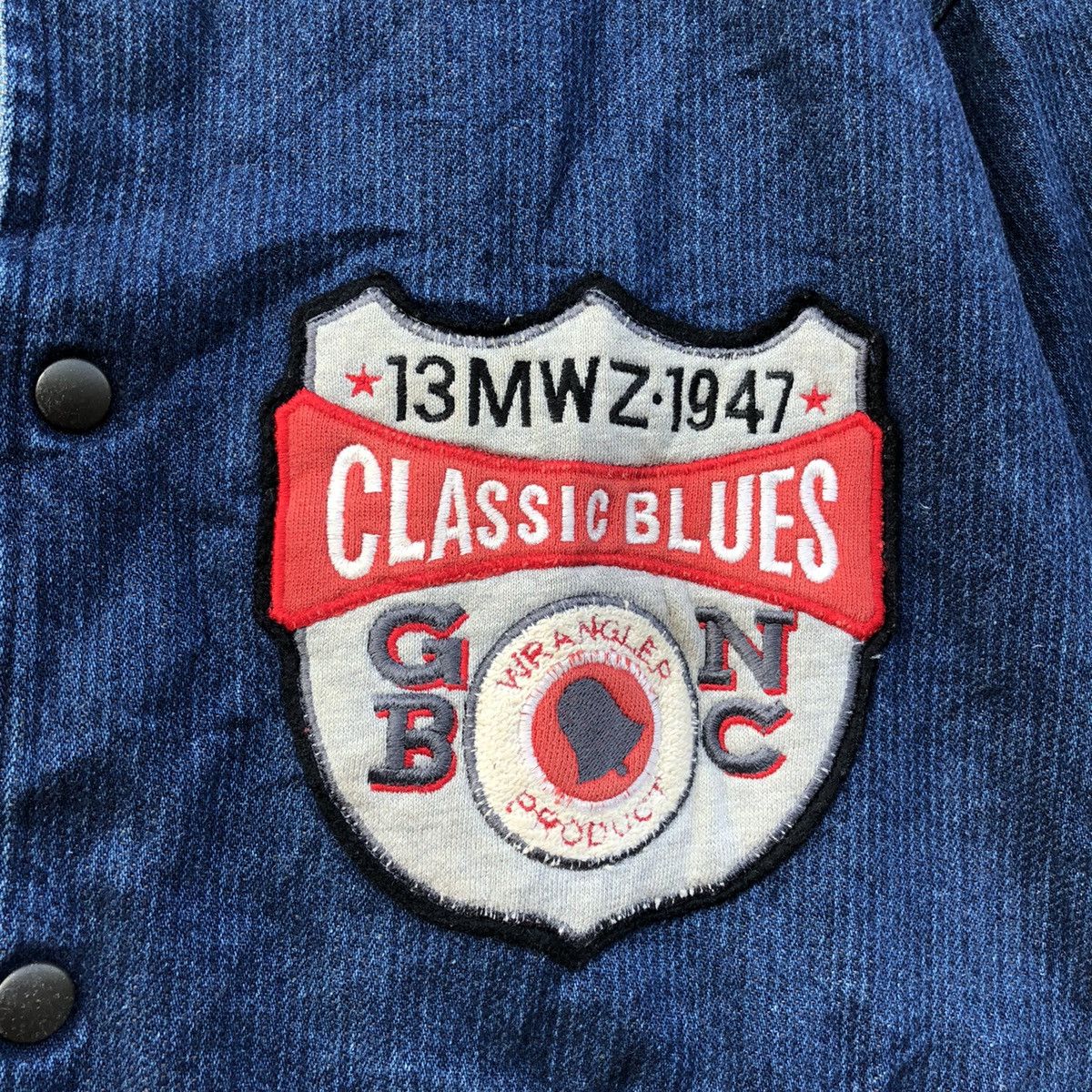 Wrangler Vintage Wrangler Blue Bell Classic Denim Jacket Size US L / EU 52-54 / 3 - 8 Thumbnail