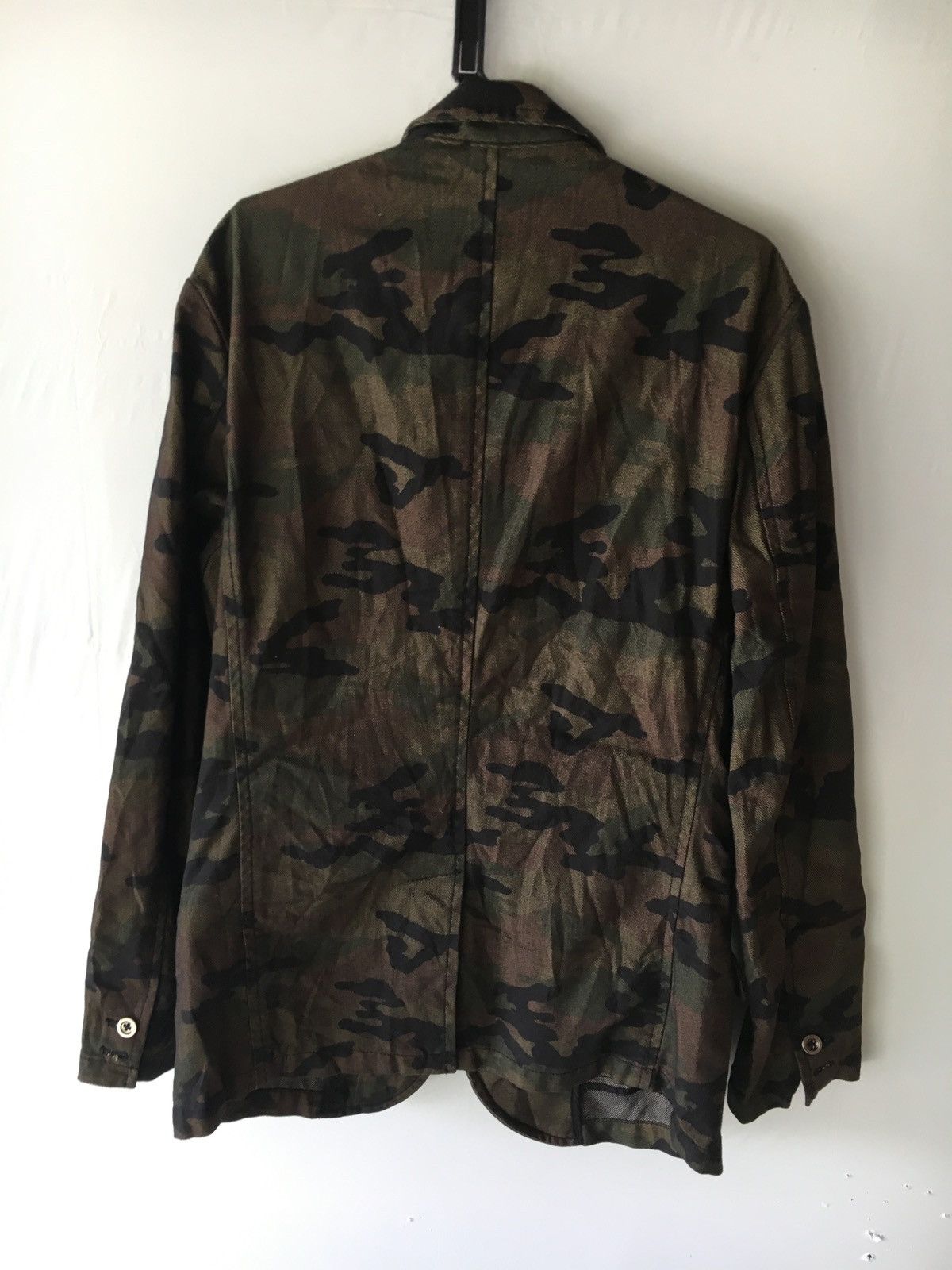 Japanese Brand ABAHOUSE CAMO GREEN SIZE S BLEZER JAPAN Size 38S - 2 Thumbnail