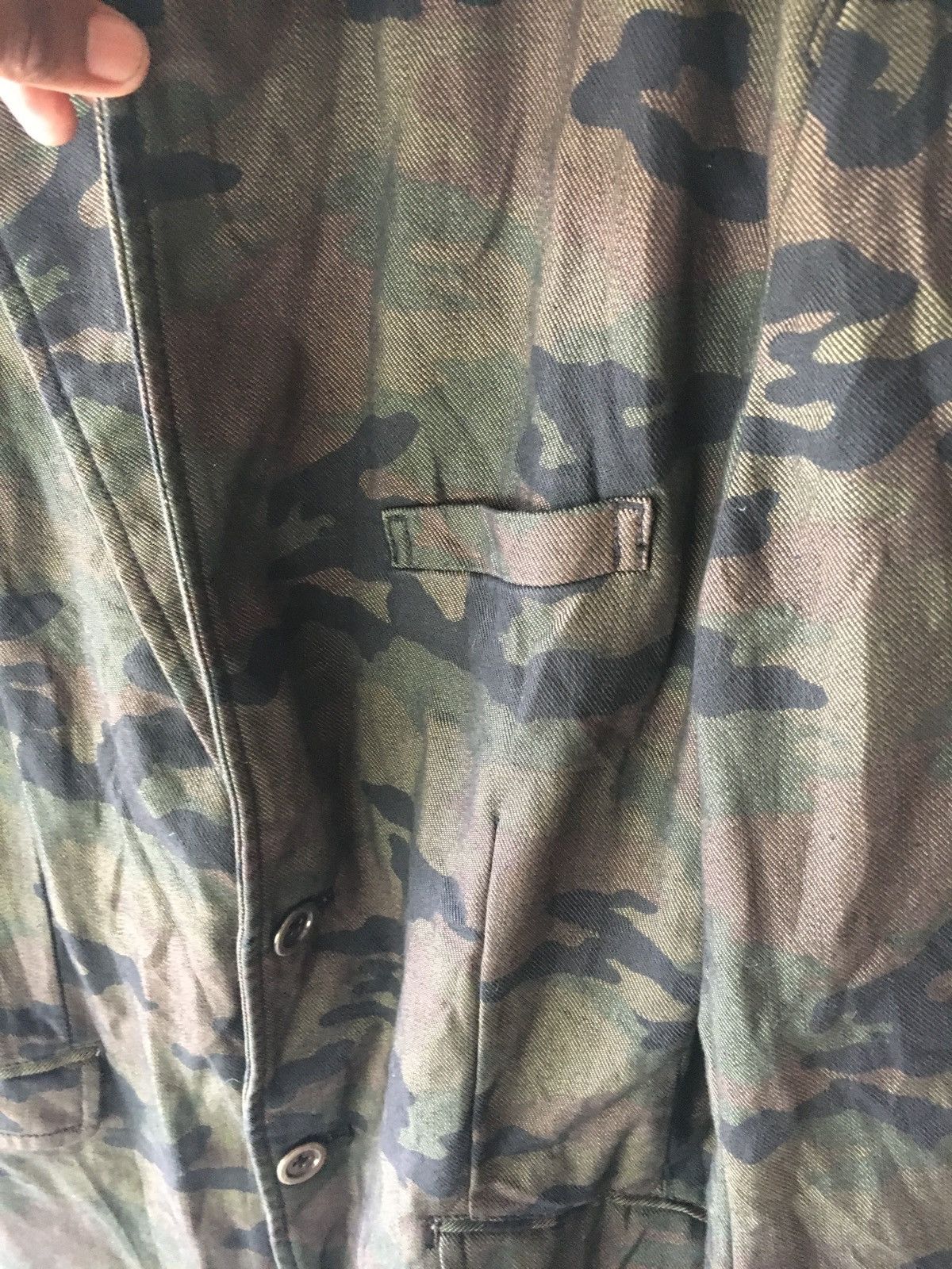 Japanese Brand ABAHOUSE CAMO GREEN SIZE S BLEZER JAPAN Size 38S - 4 Thumbnail