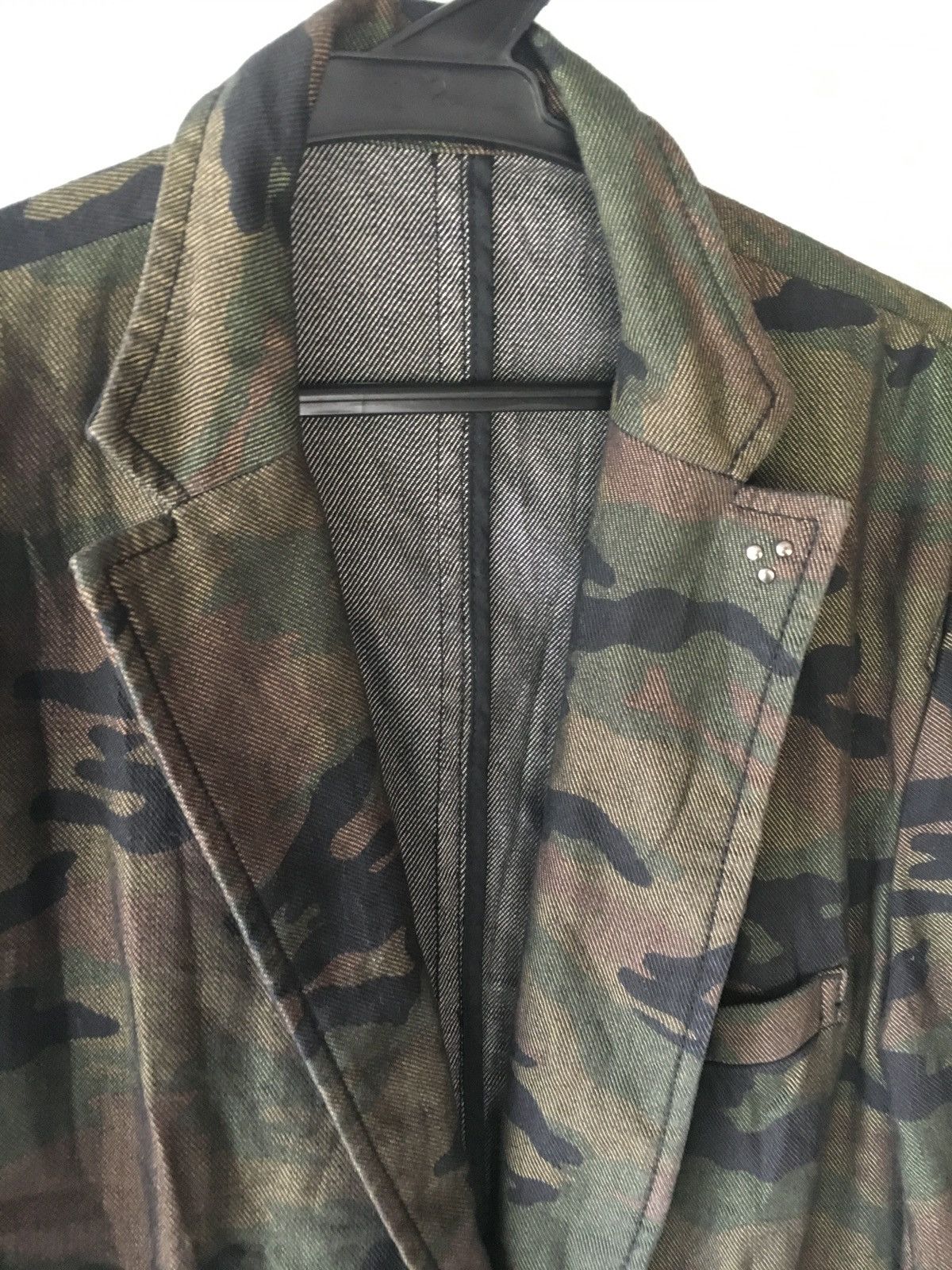 Japanese Brand ABAHOUSE CAMO GREEN SIZE S BLEZER JAPAN Size 38S - 3 Thumbnail