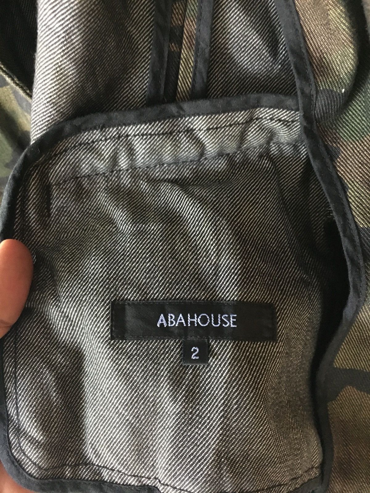 Japanese Brand ABAHOUSE CAMO GREEN SIZE S BLEZER JAPAN Size 38S - 7 Thumbnail