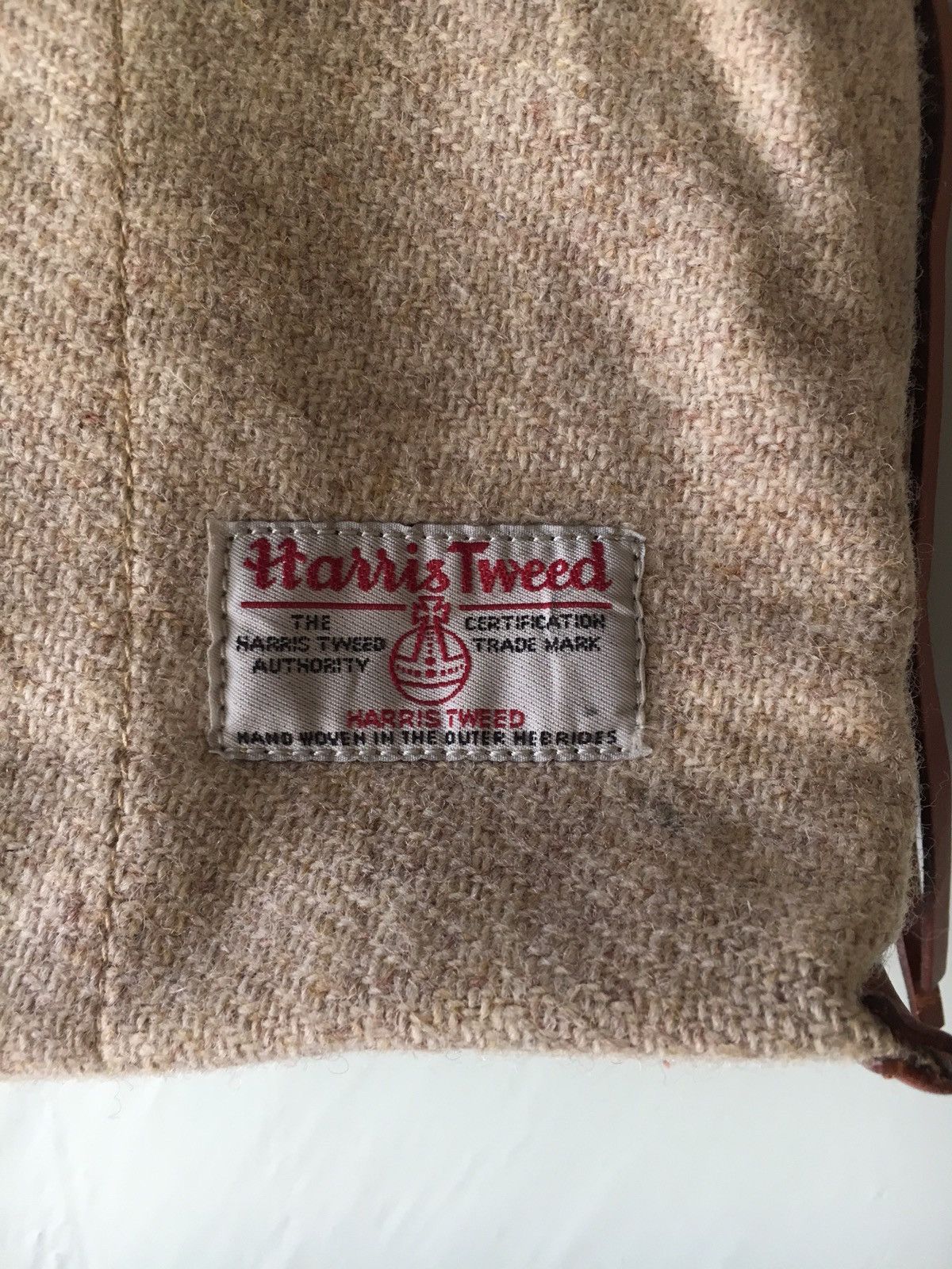Harris Tweed HARRIS TWEED CREAM TOTE BAG MADE IN JAPAN Size ONE SIZE - 2 Thumbnail
