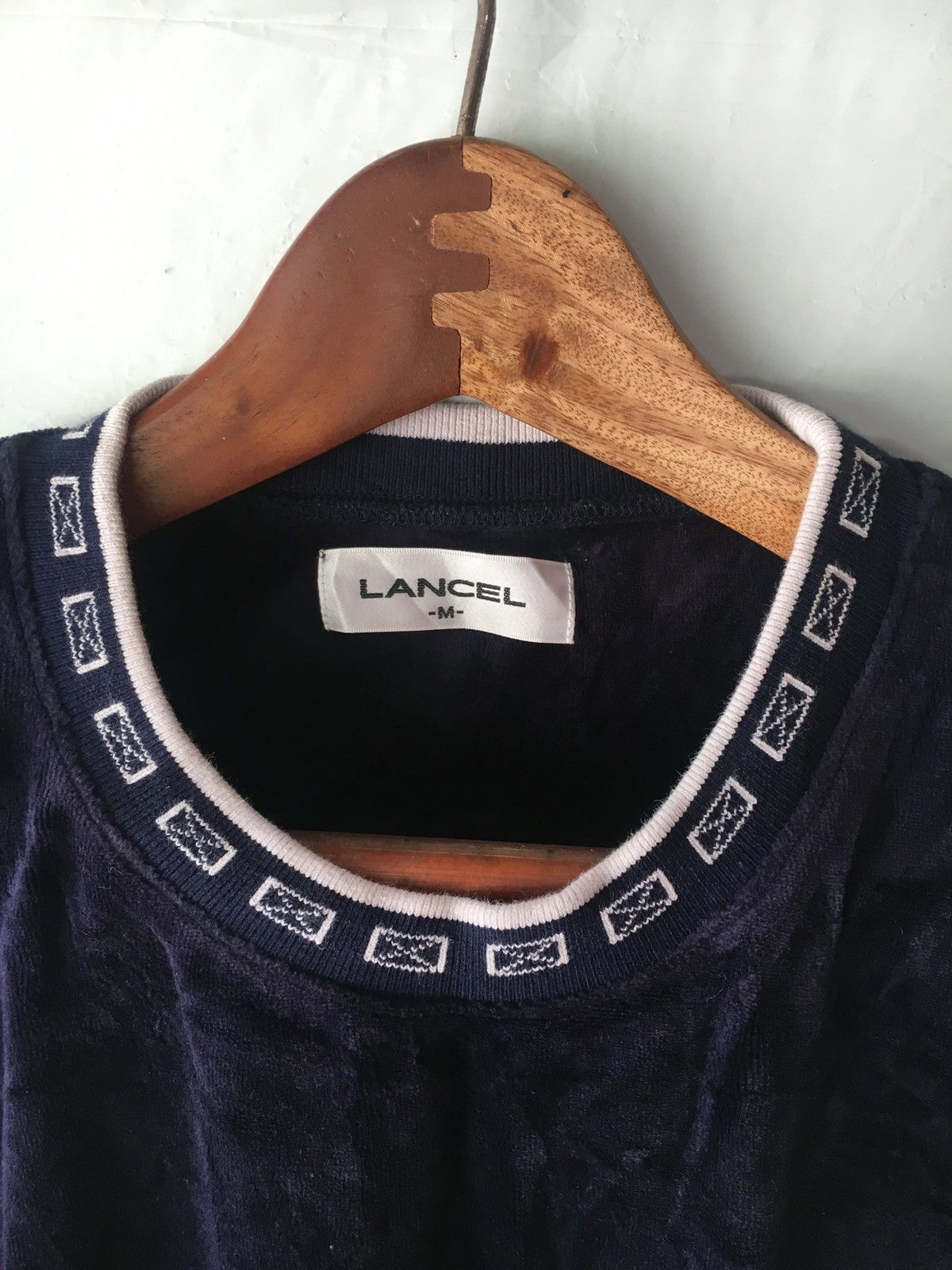 Lancel LANCEL BLUE BLACK SIZE M SWEATSHIRT JAPAN Size US M / EU 48-50 / 2 - 4 Thumbnail