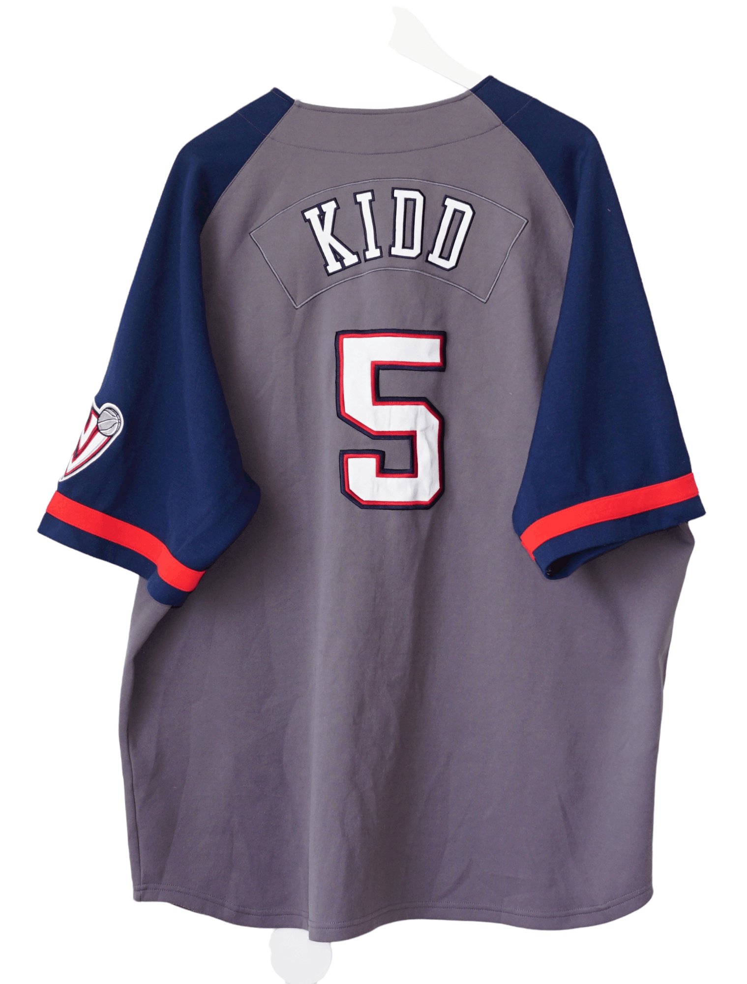NBA × Nike × Vintage Jason Kidd NJ Nets Vintage Nike Shooting Shirt Jersey Size US XXL / EU 58 / 5 - 2 Thumbnail