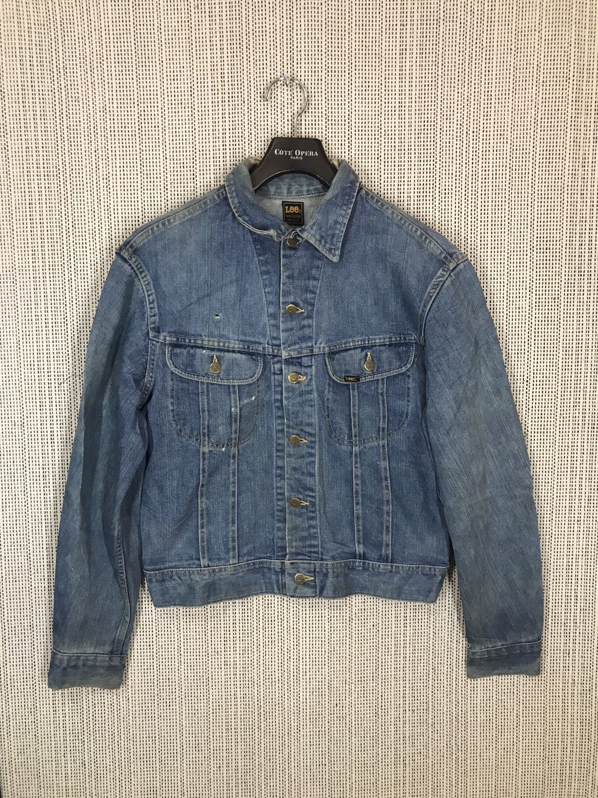 Lee ‼️VTG 80s MADE IN USA LEE JACKET DISTRESSED‼️ Size US M / EU 48-50 / 2 - 1 Thumbnail