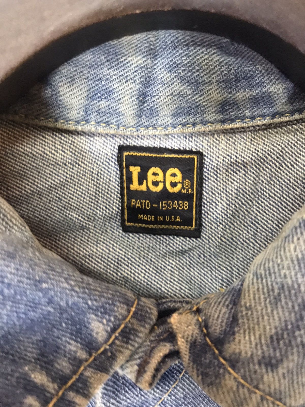 Lee ‼️VTG 80s MADE IN USA LEE JACKET DISTRESSED‼️ Size US M / EU 48-50 / 2 - 2 Thumbnail