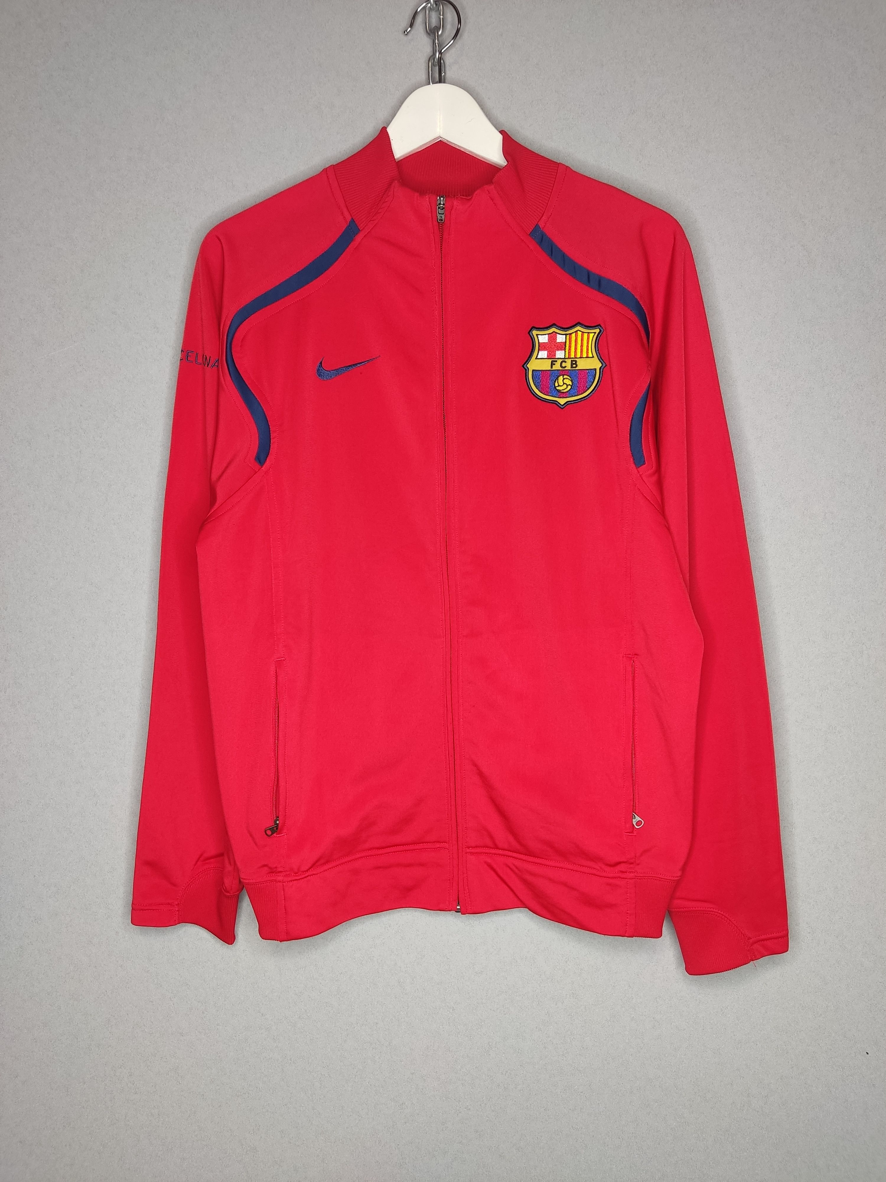 Nike RARE Vintage Nike FC Barcelona Barca Soccer Zip Up Jacket