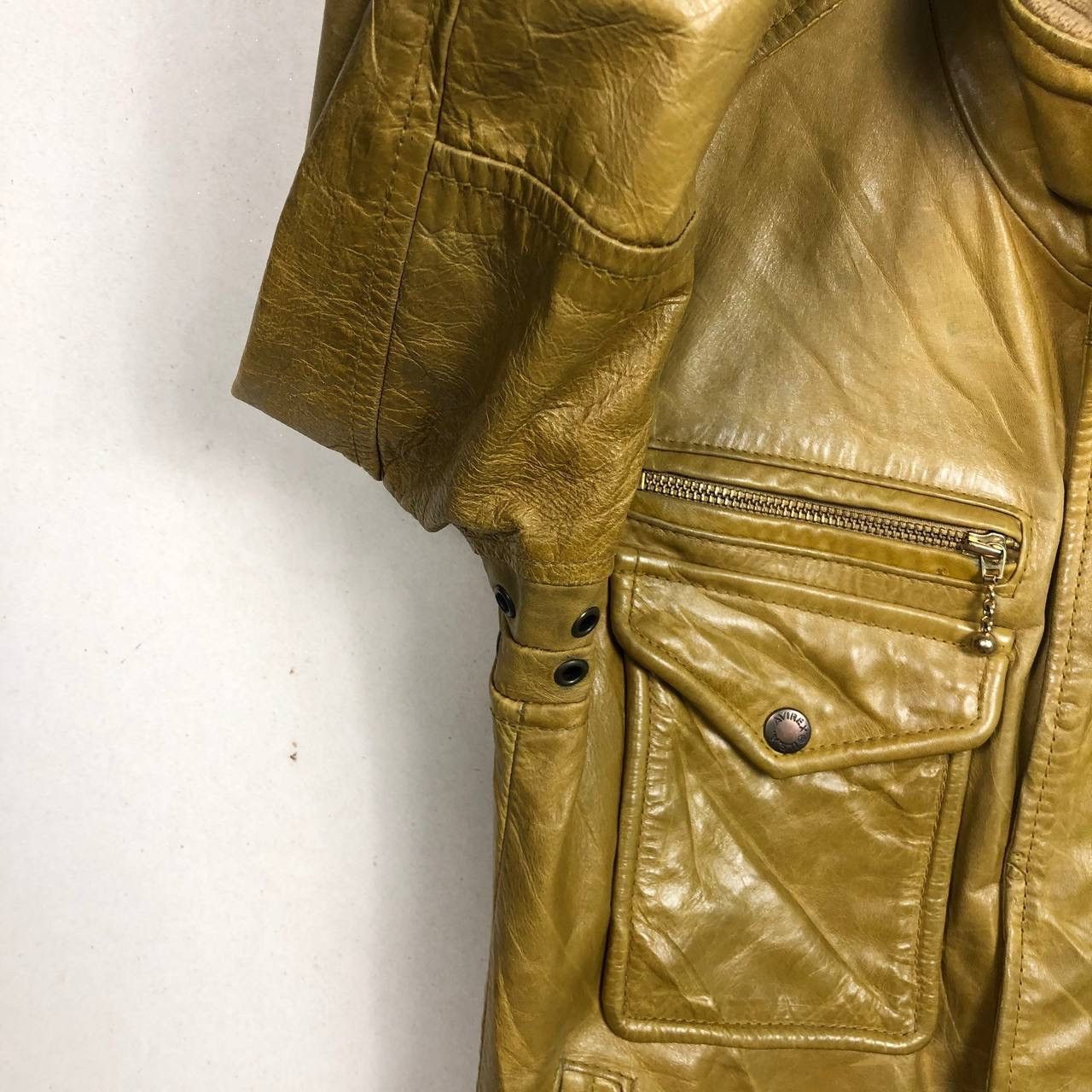 Avirex Vintage Avirex Varsity Leather Bikers Jacket Size US S / EU 44-46 / 1 - 5 Thumbnail