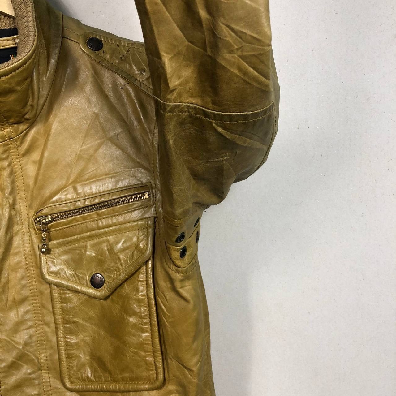 Avirex Vintage Avirex Varsity Leather Bikers Jacket Size US S / EU 44-46 / 1 - 6 Thumbnail