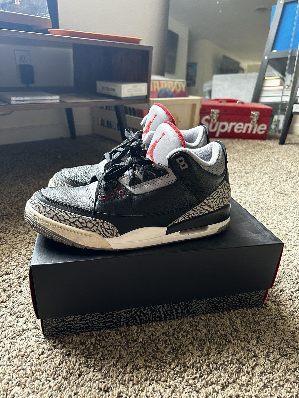 Jordan Brand 2018 Air Jordan 3 Retro OG Size US 13 / EU 46 - 3 Thumbnail