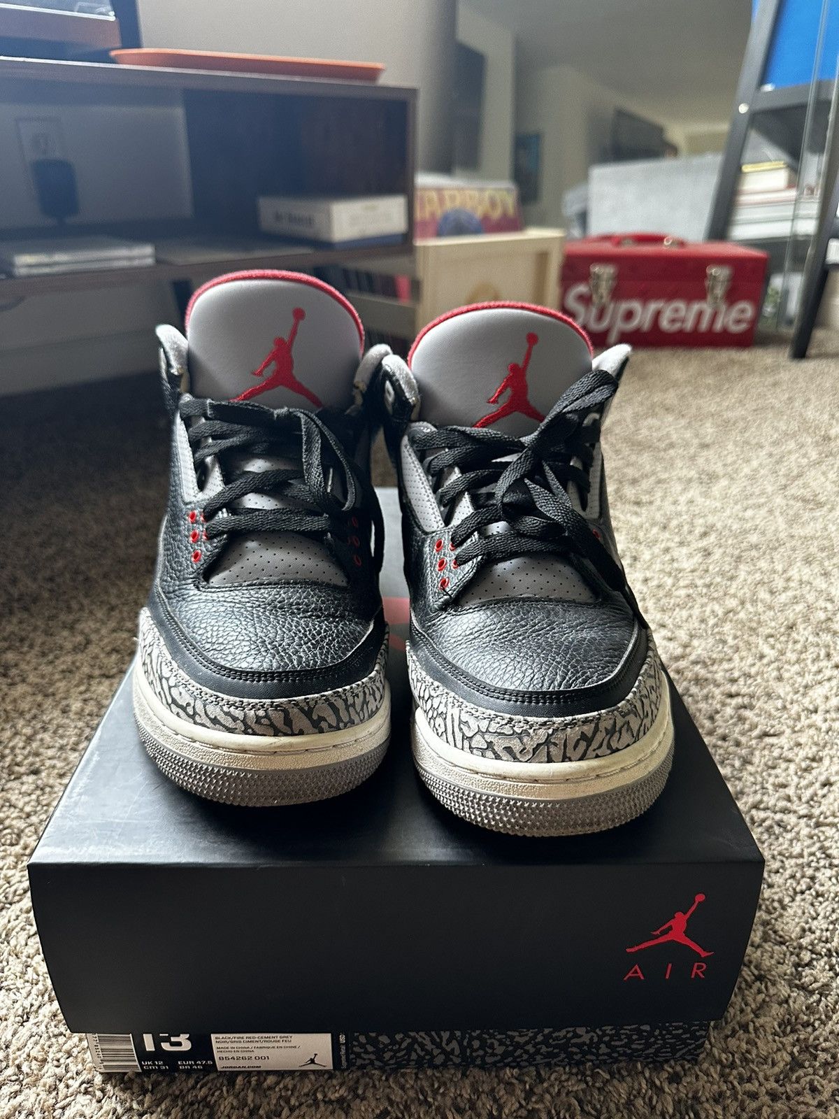 Jordan Brand 2018 Air Jordan 3 Retro OG Size US 13 / EU 46 - 2 Thumbnail