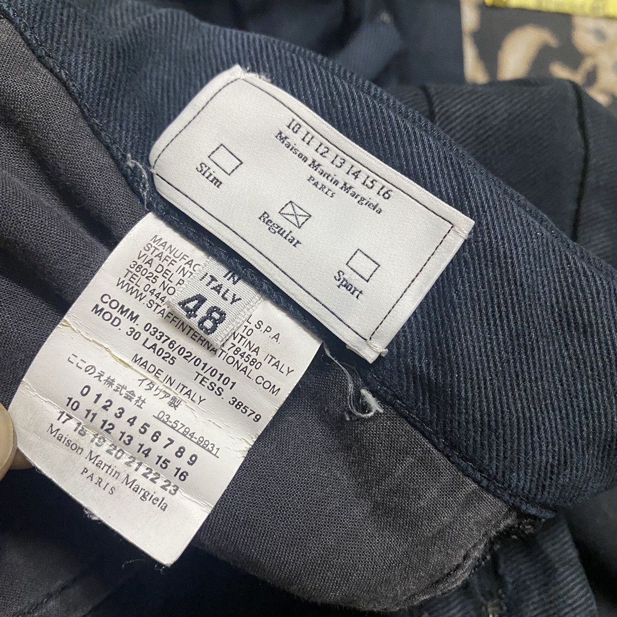 Maison Margiela Vintage Maison Margiela Regular Black Pants Size US 31 - 13 Thumbnail