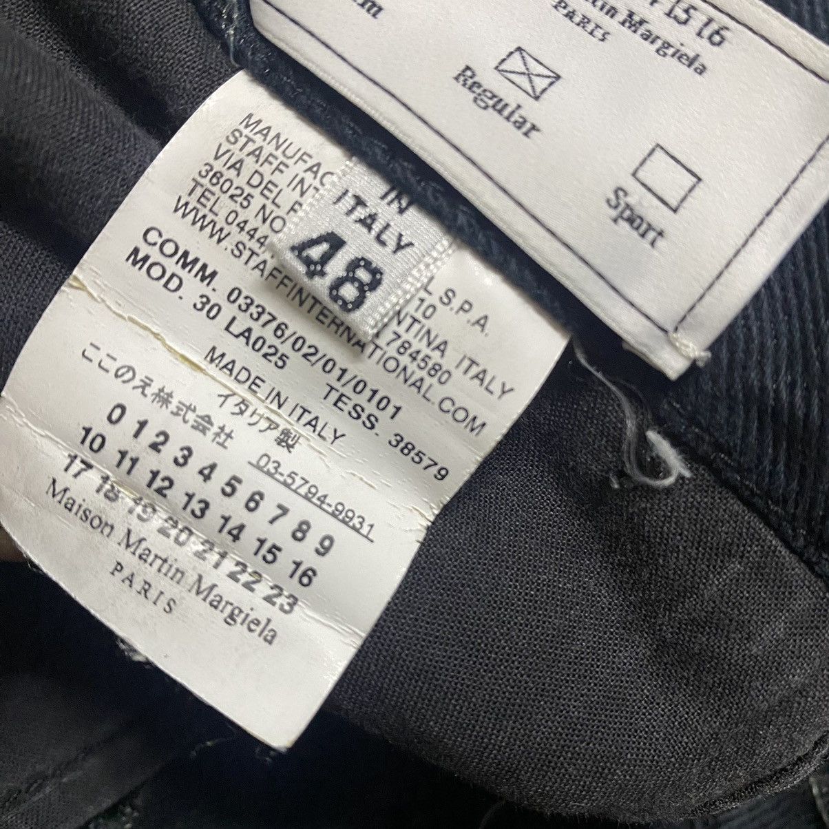 Maison Margiela Vintage Maison Margiela Regular Black Pants Size US 31 - 15 Thumbnail