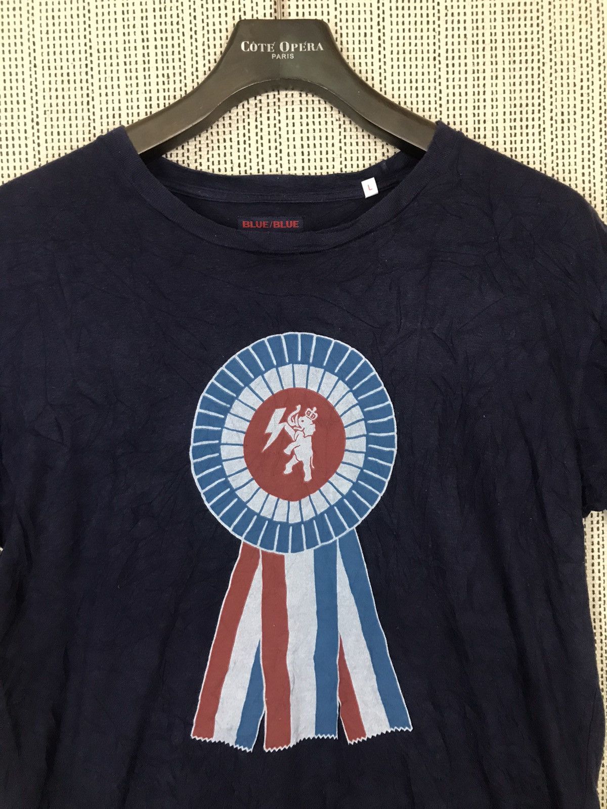 Blue Blue Japan × Indigo × Japanese Brand ‼️BLUE BLUE JAPAN INDIGO TSHIRT INAZUMA ROCK‼️ Size US M / EU 48-50 / 2 - 3 Thumbnail