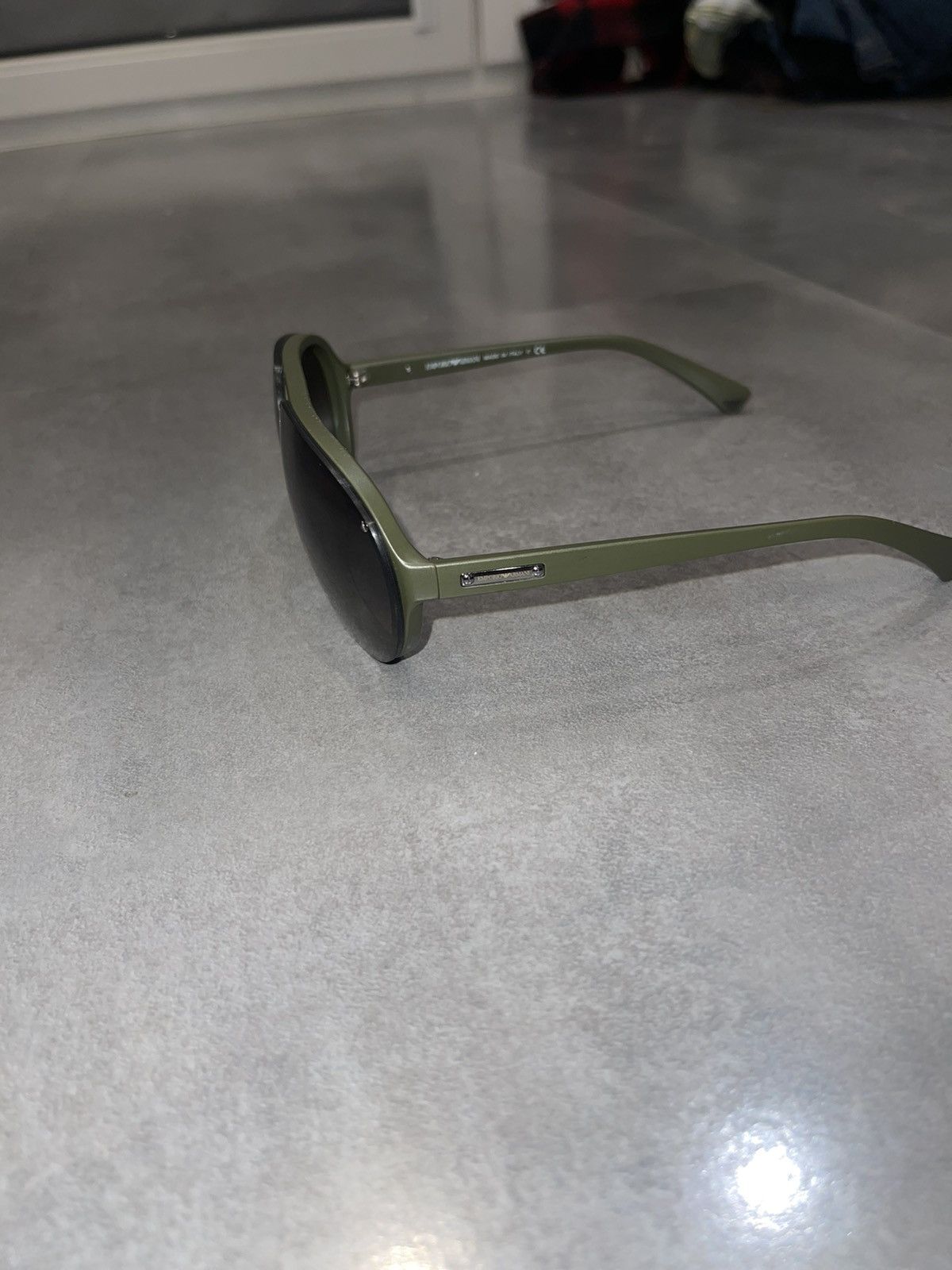 Armani × Emporio Armani × Giorgio Armani Emporio Armani EA4010 5058/8E Swamp Aviator Sunglasses Size ONE SIZE - 6 Thumbnail