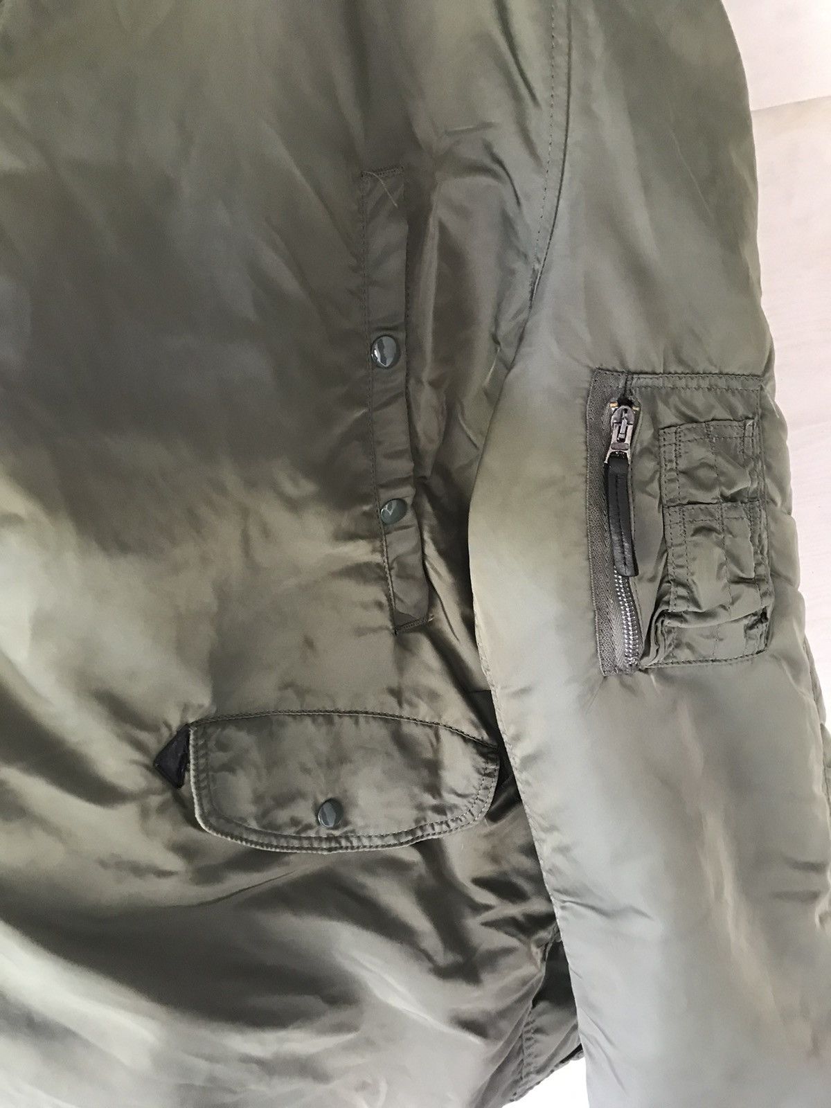 Alpha Industries VINTAGE ALPHA GREEN SIZE L BOMBER JACKET USA Size US L / EU 52-54 / 3 - 5 Thumbnail