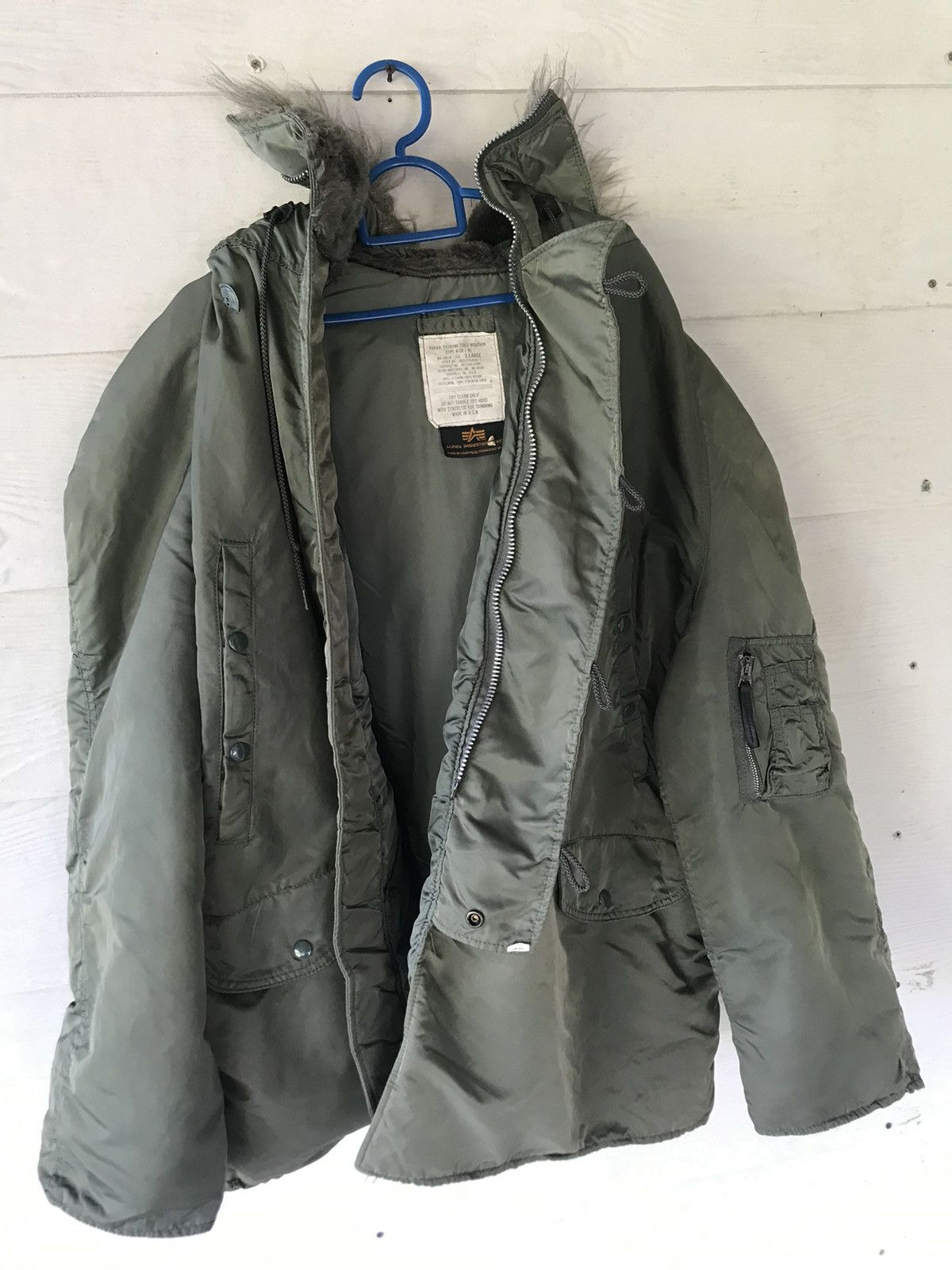 image of Alpha Industries x Made In USA Vintage Alpha Green Size XL Bomber Jacket Usa, Men's
