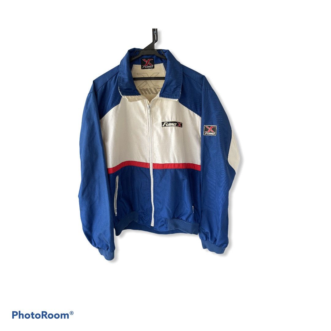 Japanese Brand VINTAGE FUMA X JACKET RACING JAPAN Size US L / EU 52-54 / 3 - 1 Thumbnail