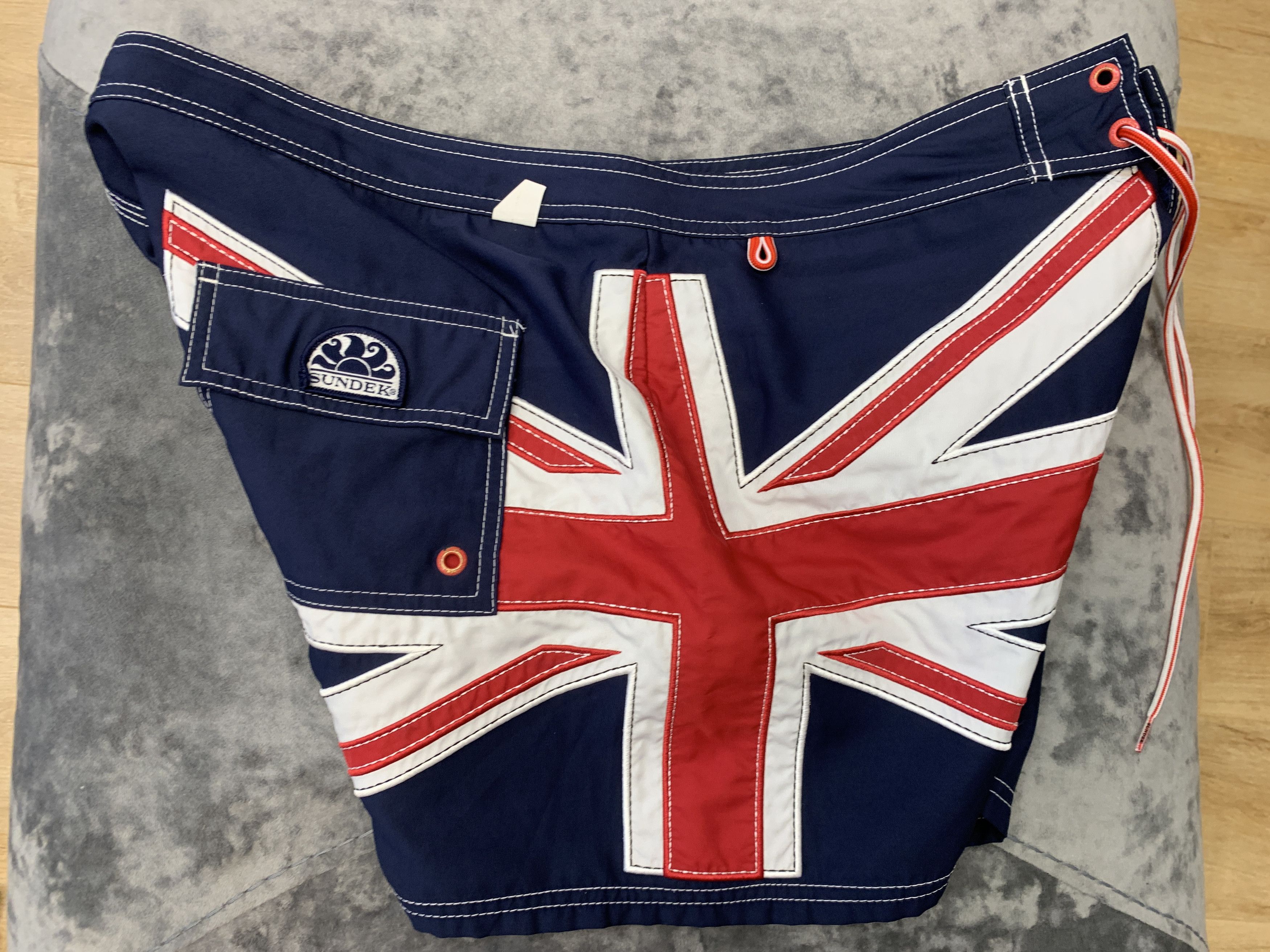 Sundek Limited Rare Sundek 38 UK Flag Shorts Trunks Bath Size 38 Size US 38 / EU 54 - 4 Thumbnail