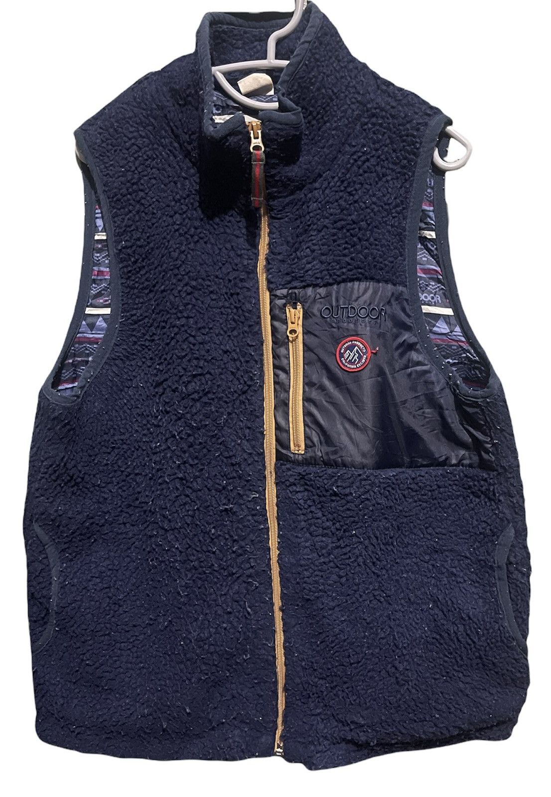 Japanese Brand OUTDOOR FLEECE VEST Size 40L - 1 Thumbnail