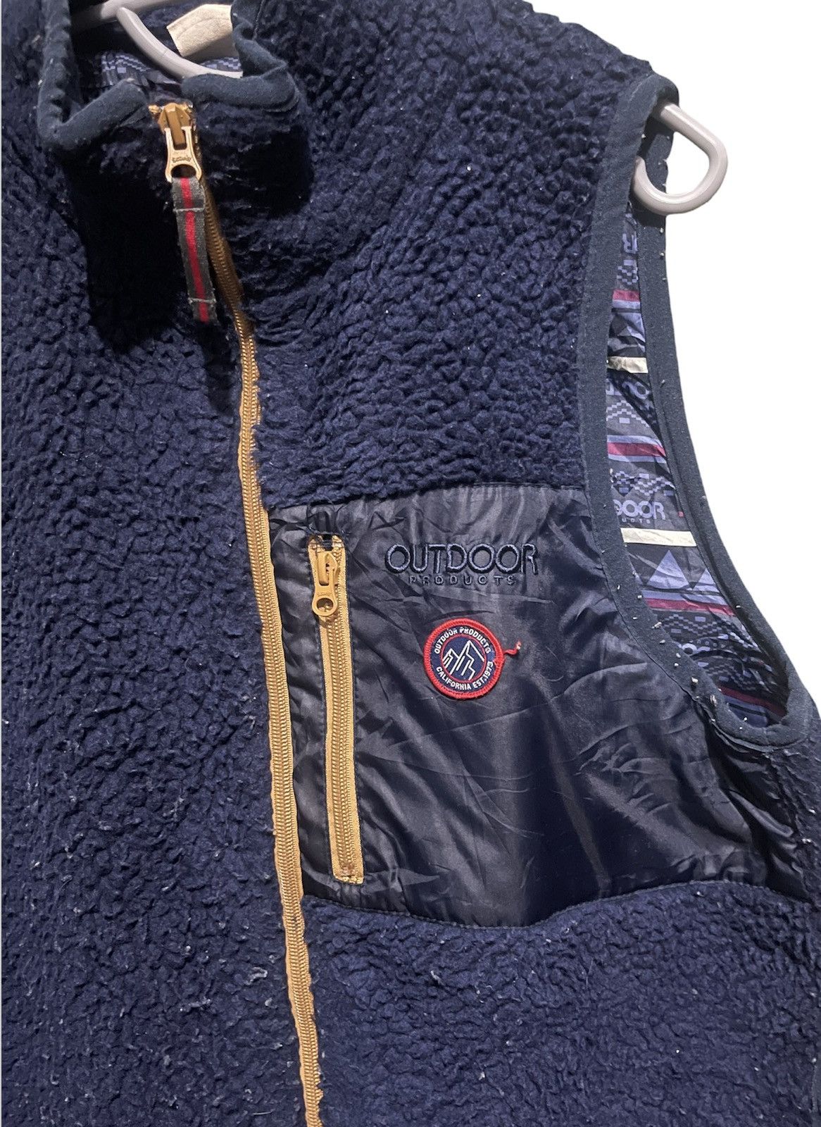 Japanese Brand OUTDOOR FLEECE VEST Size 40L - 4 Thumbnail
