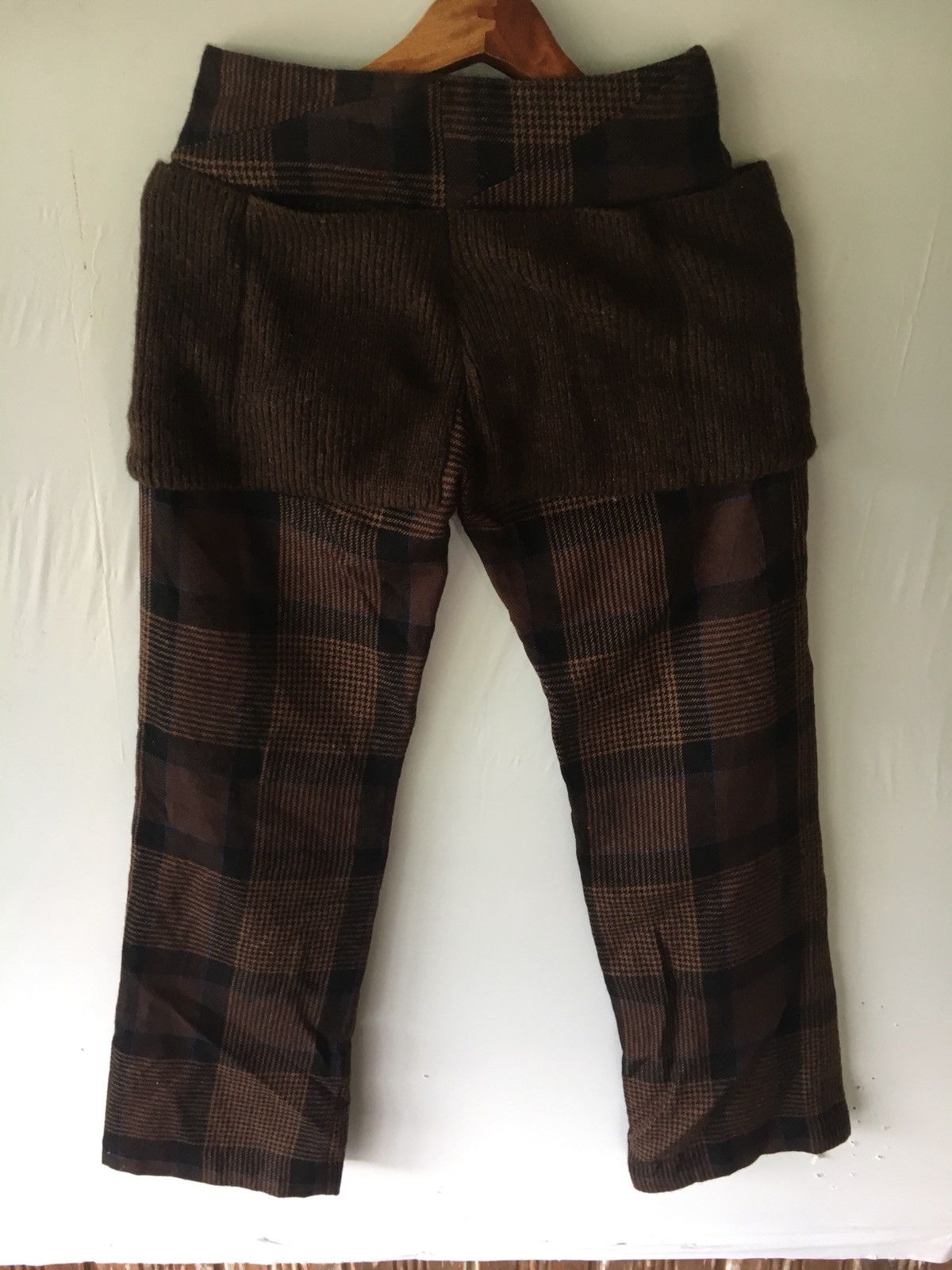 Japanese Brand WORK@HOME WOOL BROWN SIZE 28 JAPAN Size US 28 / EU 44 - 2 Thumbnail