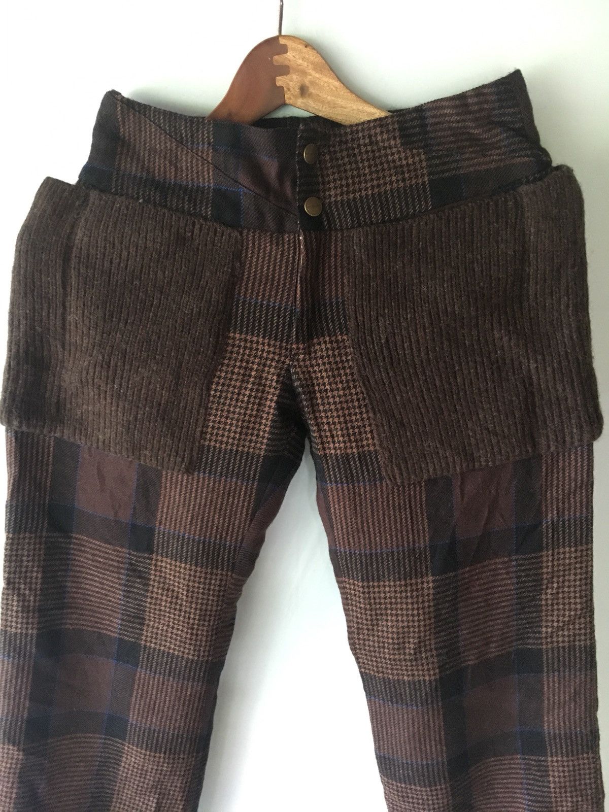 Japanese Brand WORK@HOME WOOL BROWN SIZE 28 JAPAN Size US 28 / EU 44 - 3 Thumbnail