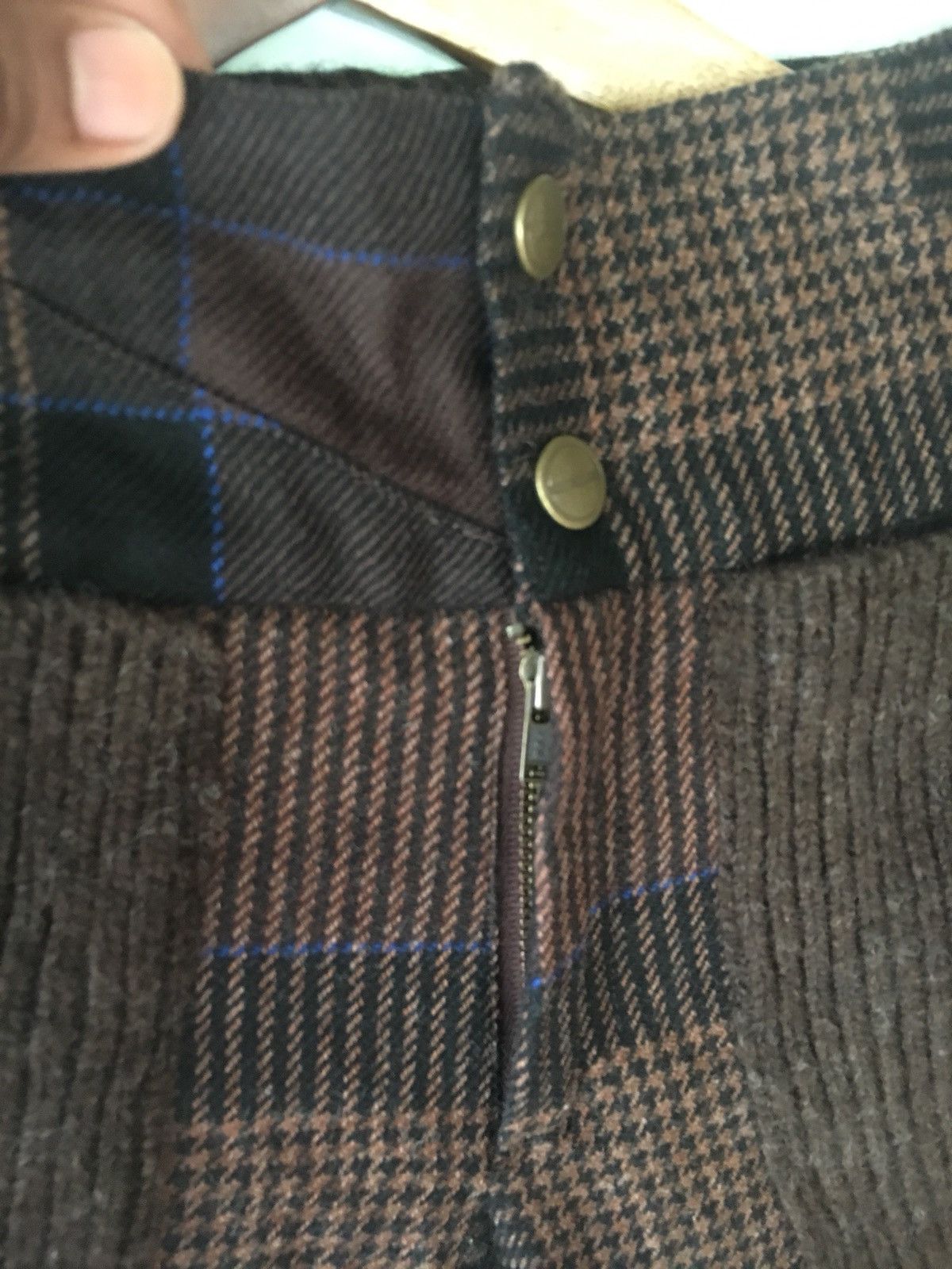 Japanese Brand WORK@HOME WOOL BROWN SIZE 28 JAPAN Size US 28 / EU 44 - 4 Thumbnail