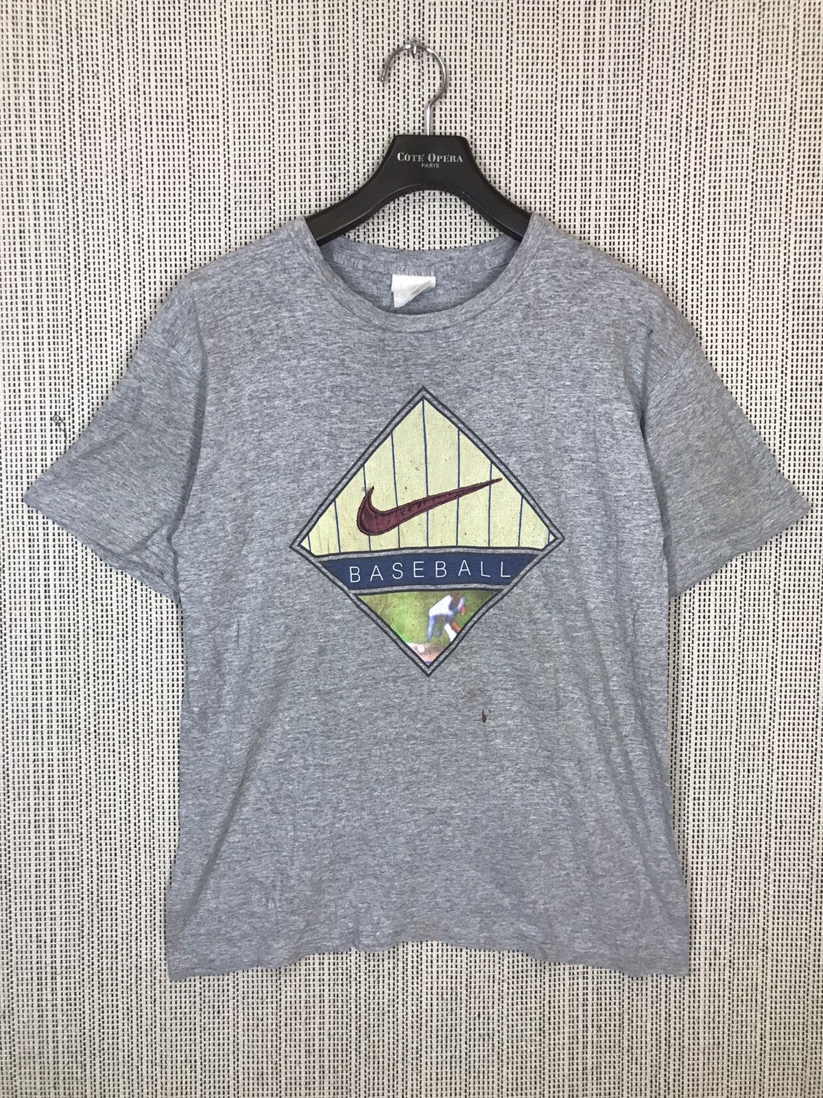 Nike × Vintage ‼️VTG 90s NIKE BASEBALL SPELLOUT TSHIRT ‼️ Size US M / EU 48-50 / 2 - 1 Thumbnail