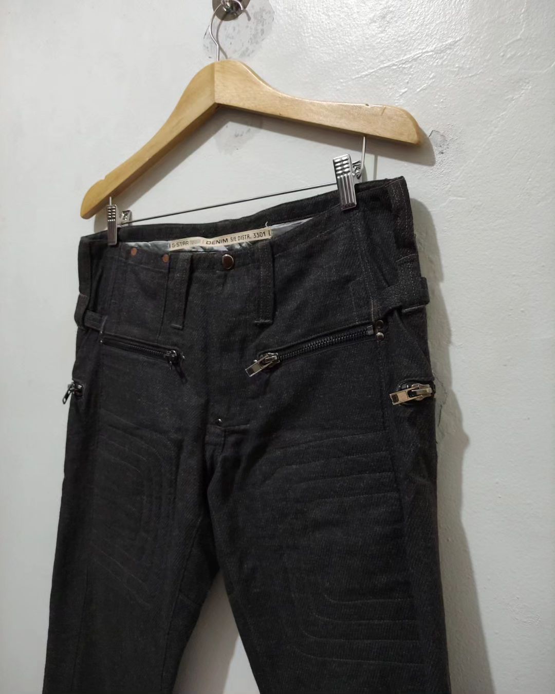 14th Addiction G-Star Raw Vkri ,lbg style zip Flare pants Size US 33 - 5 Thumbnail