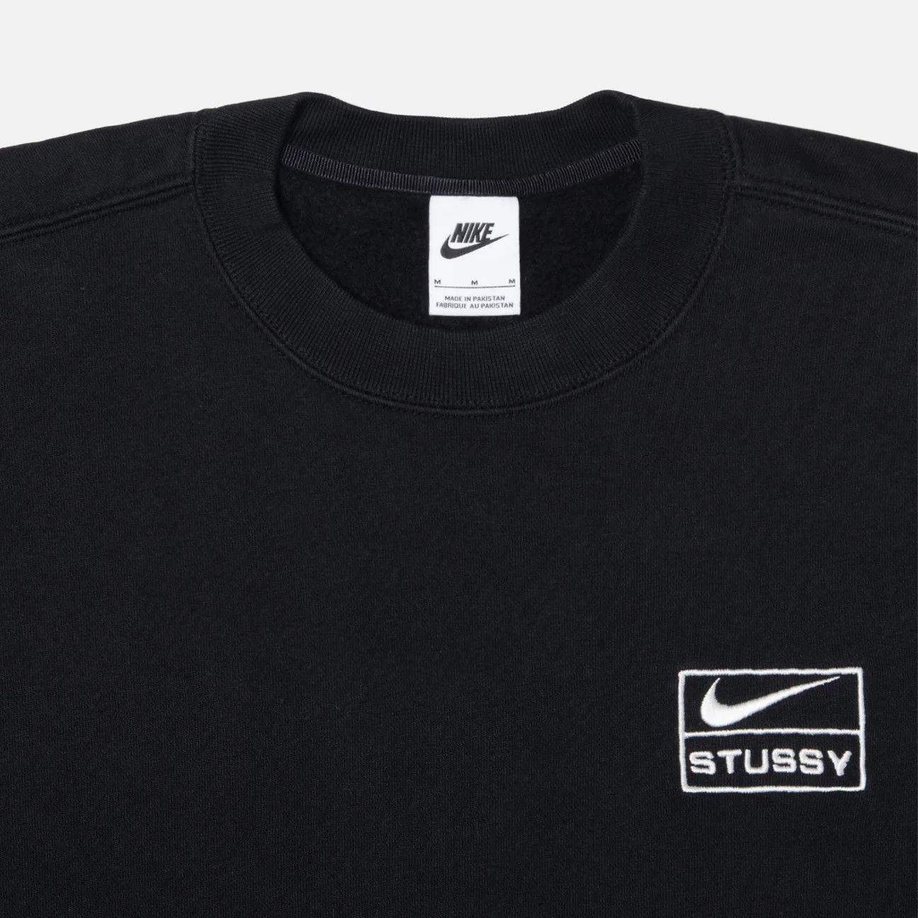 Nike × Stussy SOLD OUT STÜSSY & NIKE STONE WASH FLEECE CREW Large NWOT Size US L / EU 52-54 / 3 - 3 Thumbnail