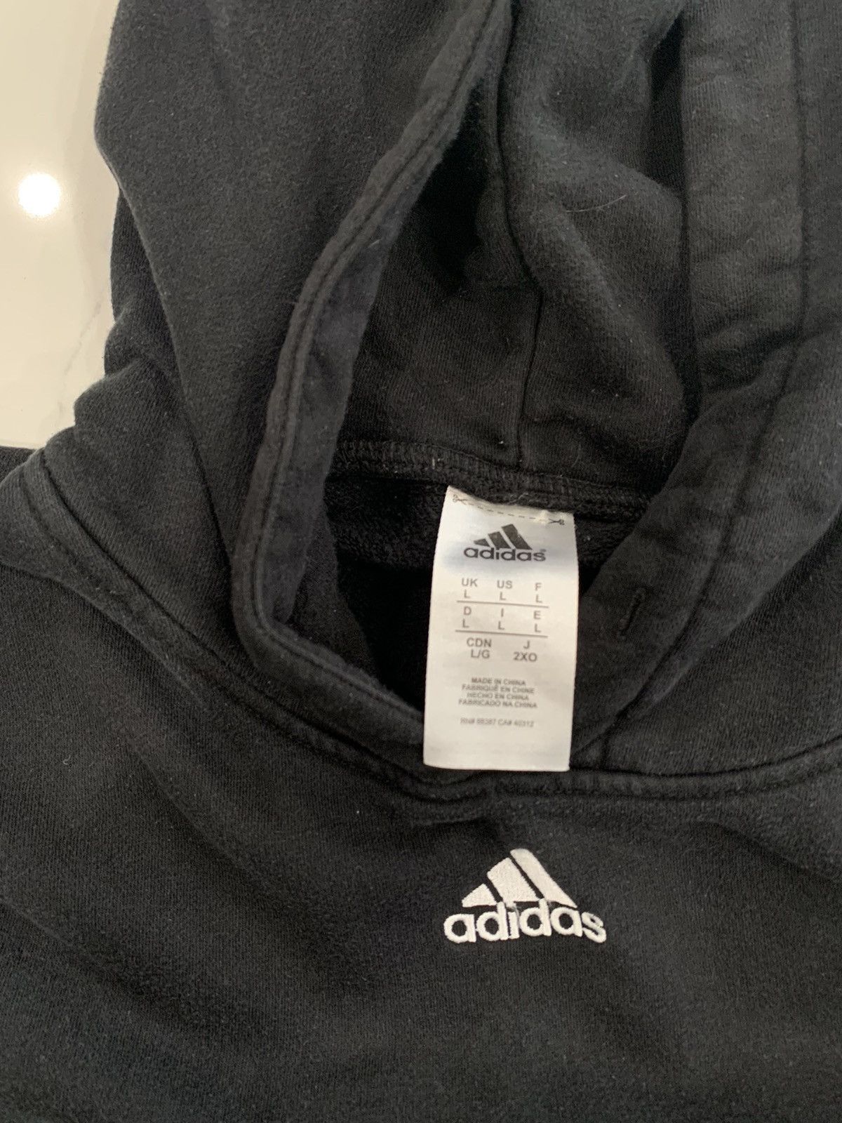 Adidas Adidas Vintage Wash Centre Logo Yeezy Travis Style Hoodie Size US L / EU 52-54 / 3 - 3 Thumbnail