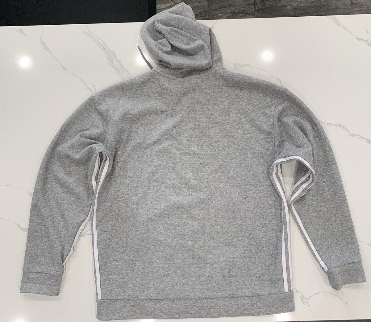 Adidas Adidas 3 Stripes ZIp Up Vintage Kanye West Yeezy Hoodie Size US XL / EU 56 / 4 - 2 Thumbnail