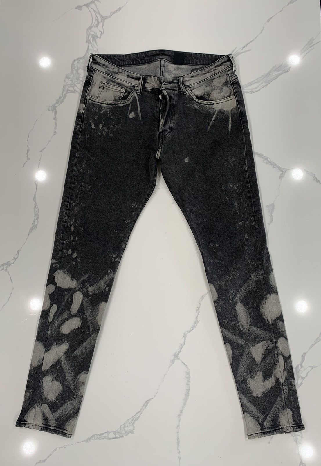 Vintage Vintage Travis Jerry FOG Style Bleach Washed Denim Size US 32 / EU 48 - 1 Thumbnail