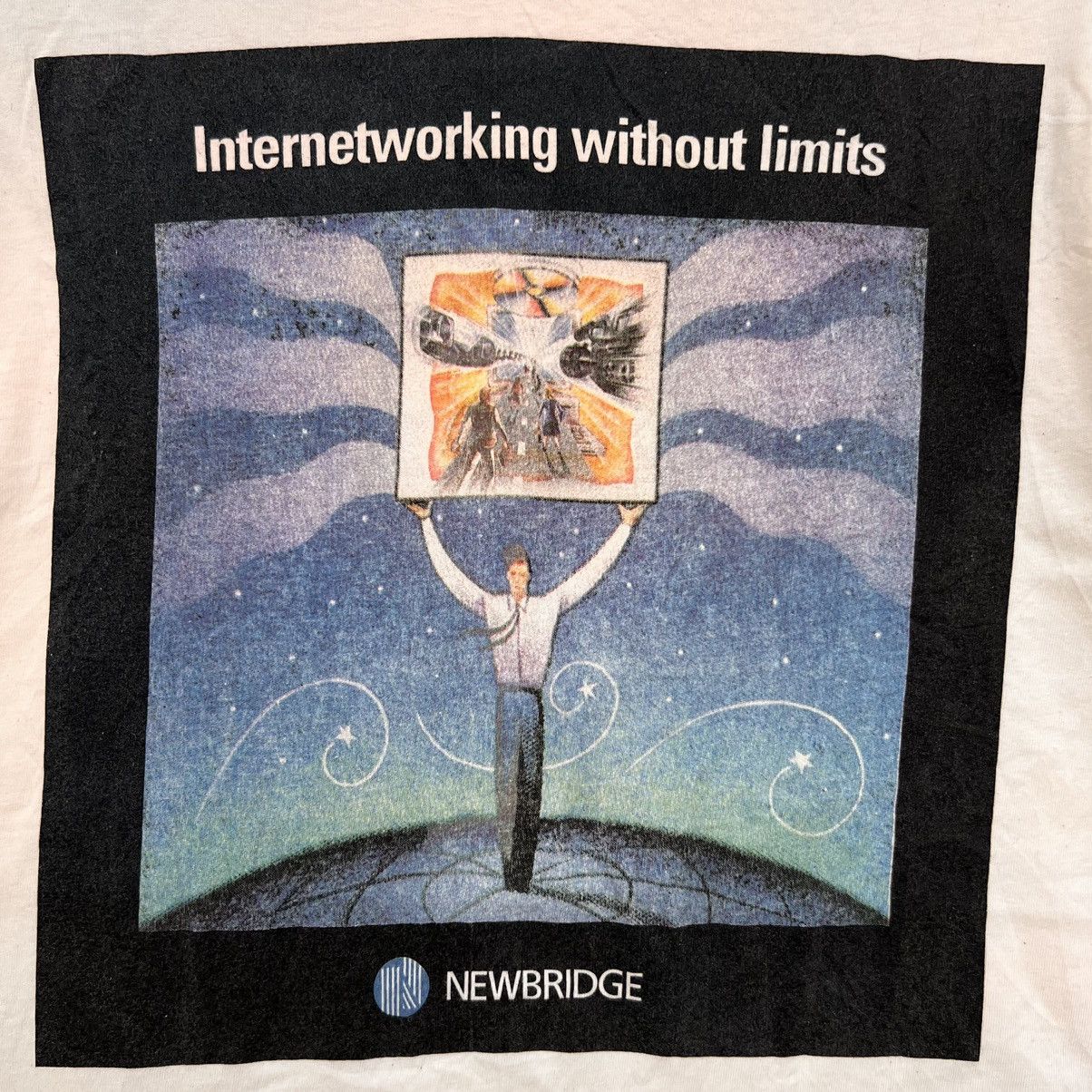 Apple × Microsoft × Vintage 90’s Newbridge Internetworking Without Limits Tech Tee Size US L / EU 52-54 / 3 - 2 Thumbnail
