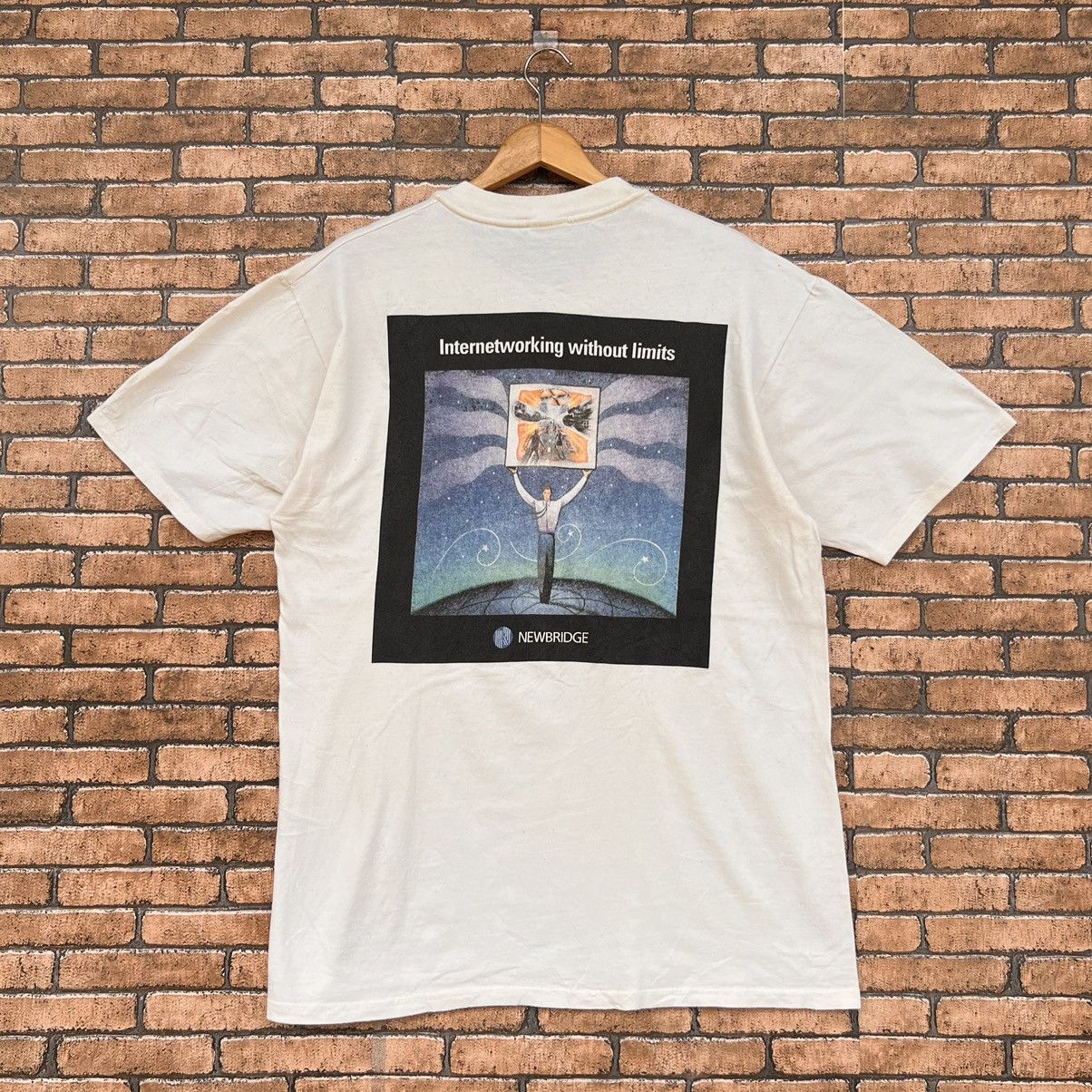 Apple × Microsoft × Vintage 90’s Newbridge Internetworking Without Limits Tech Tee Size US L / EU 52-54 / 3 - 1 Thumbnail