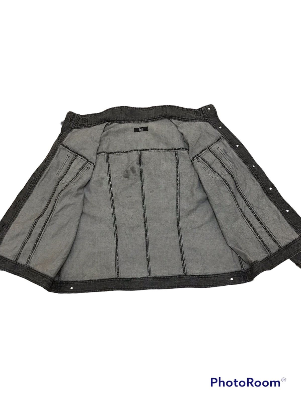 Mens Smile Land Trucker Jacket denim