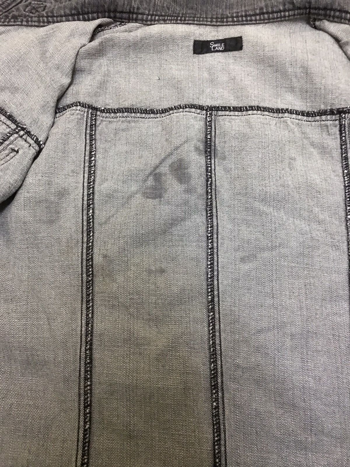 Mens Smile Land Trucker Jacket denim