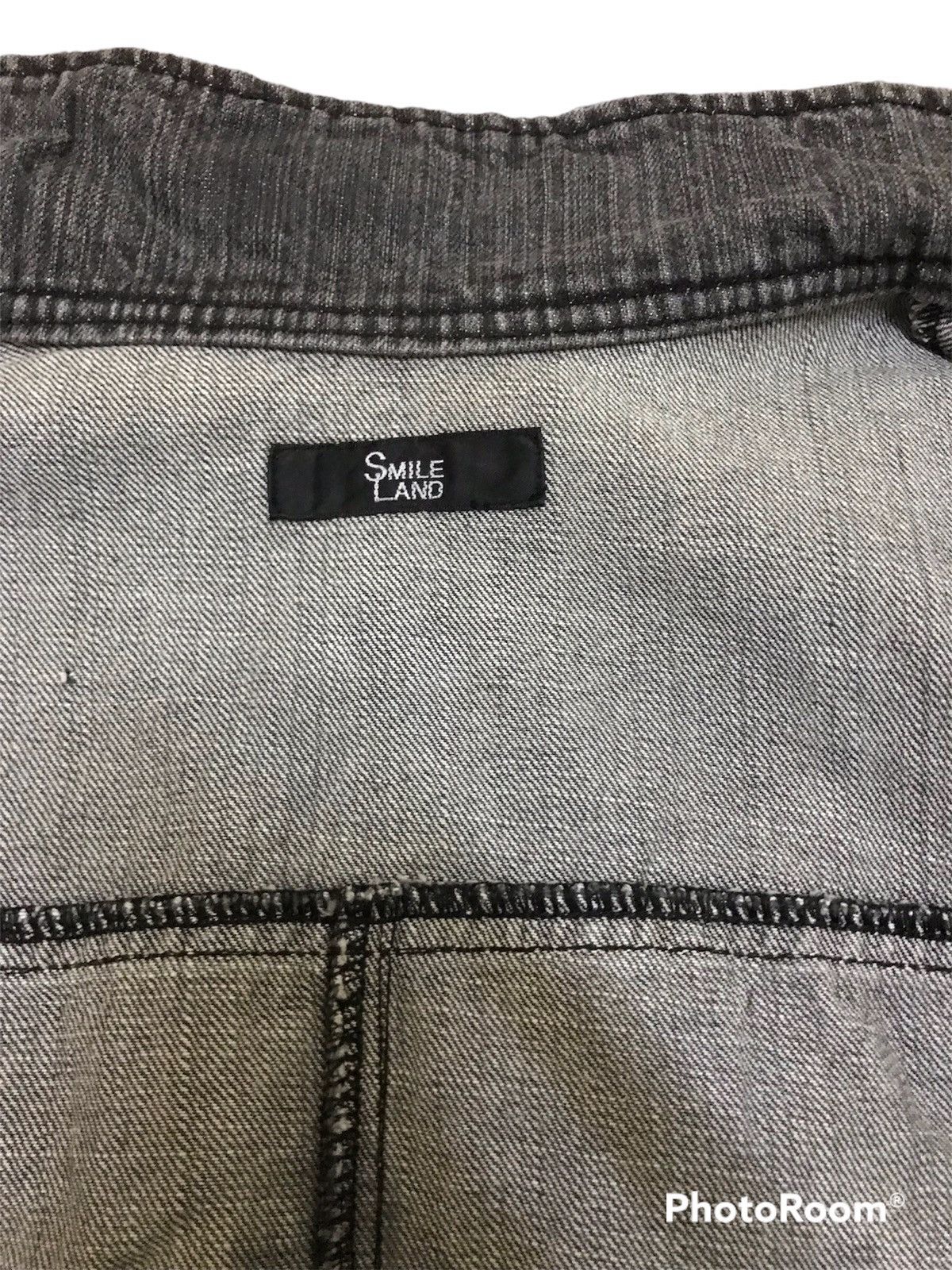 Mens Smile Land Trucker Jacket denim