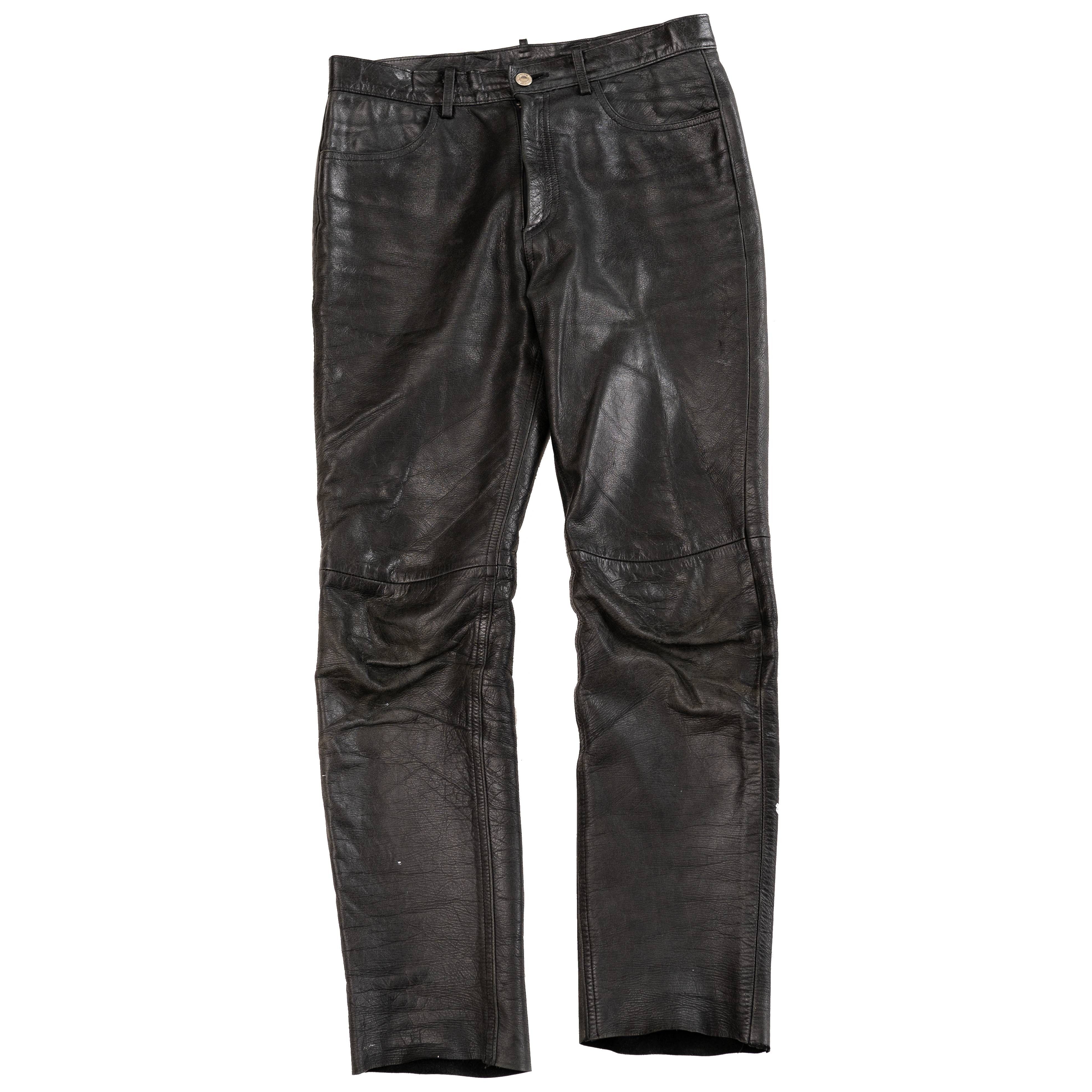 Undercover AW98 ‘Exchange’ Leather Pants Size US 30 / EU 46 - 1 Thumbnail