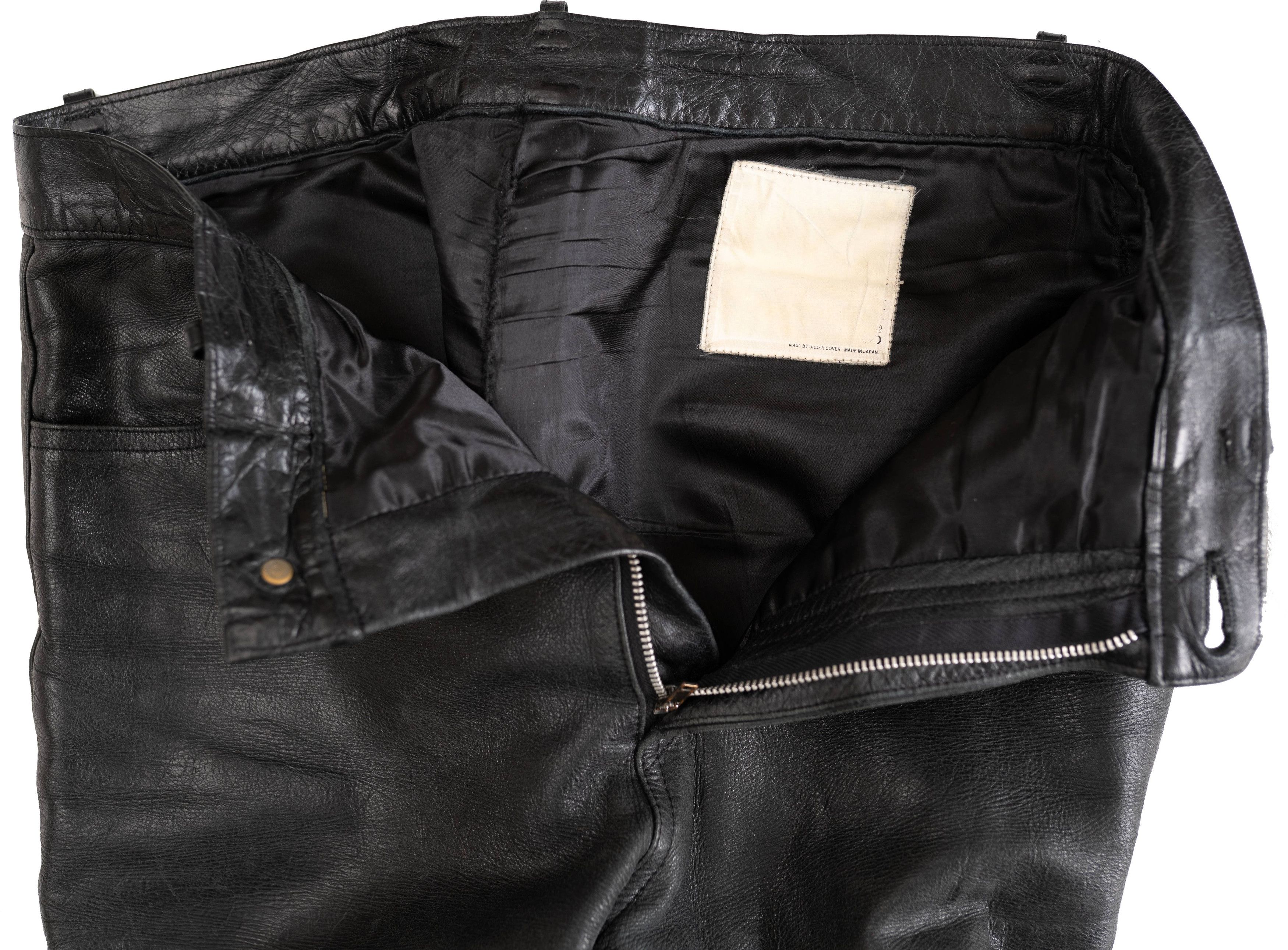Undercover AW98 ‘Exchange’ Leather Pants Size US 30 / EU 46 - 4 Thumbnail