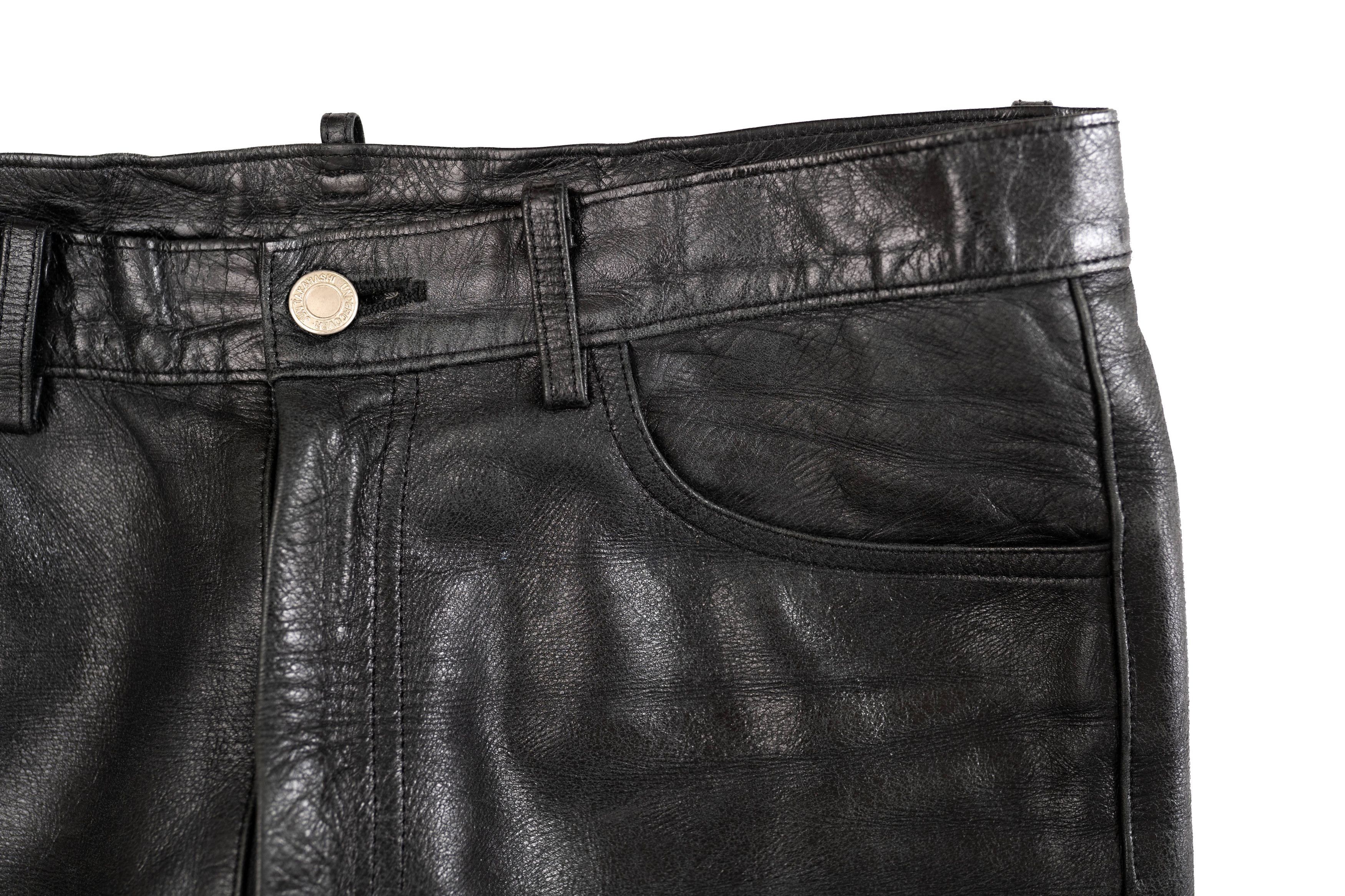 Undercover AW98 ‘Exchange’ Leather Pants Size US 30 / EU 46 - 3 Thumbnail