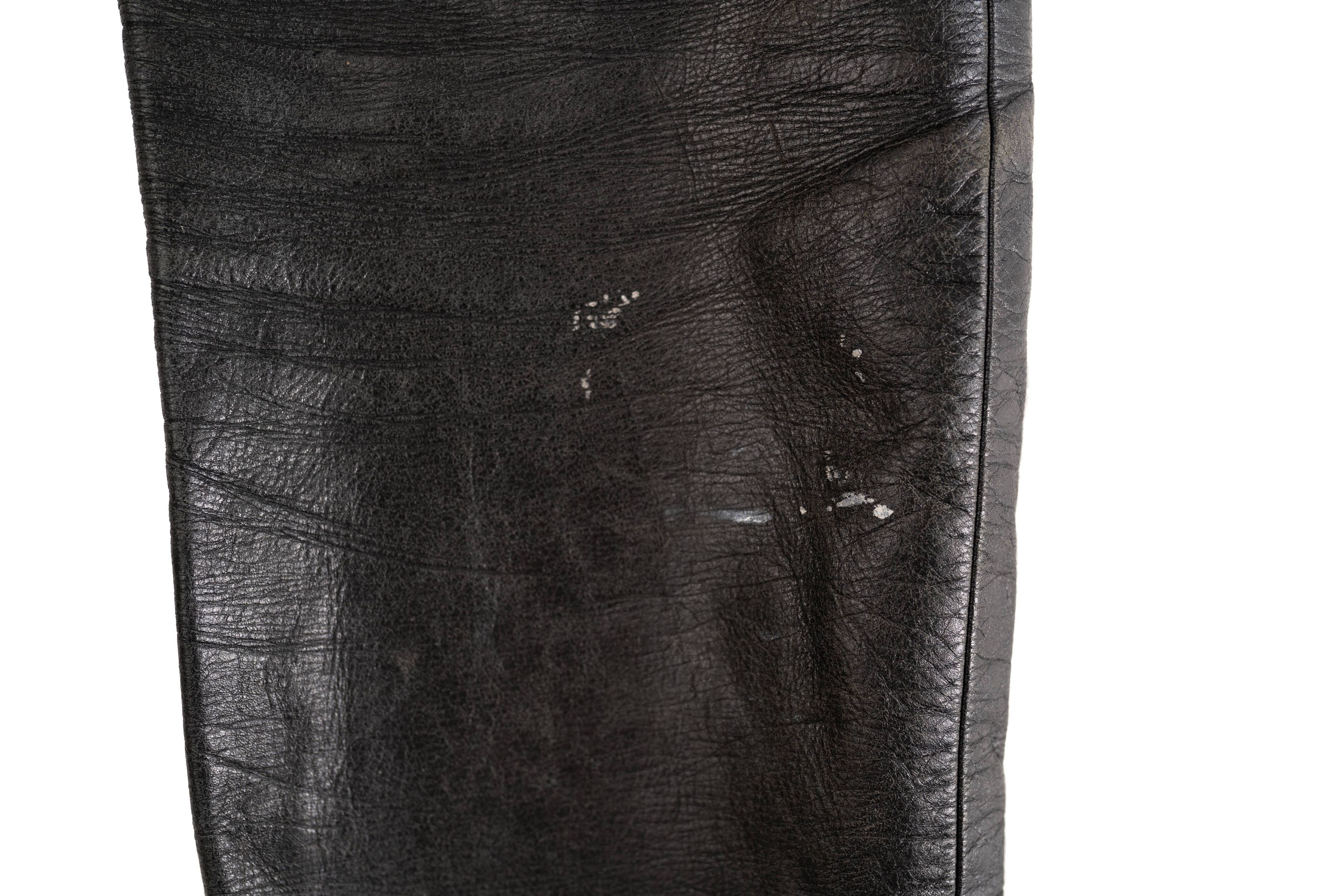 Undercover AW98 ‘Exchange’ Leather Pants Size US 30 / EU 46 - 5 Thumbnail