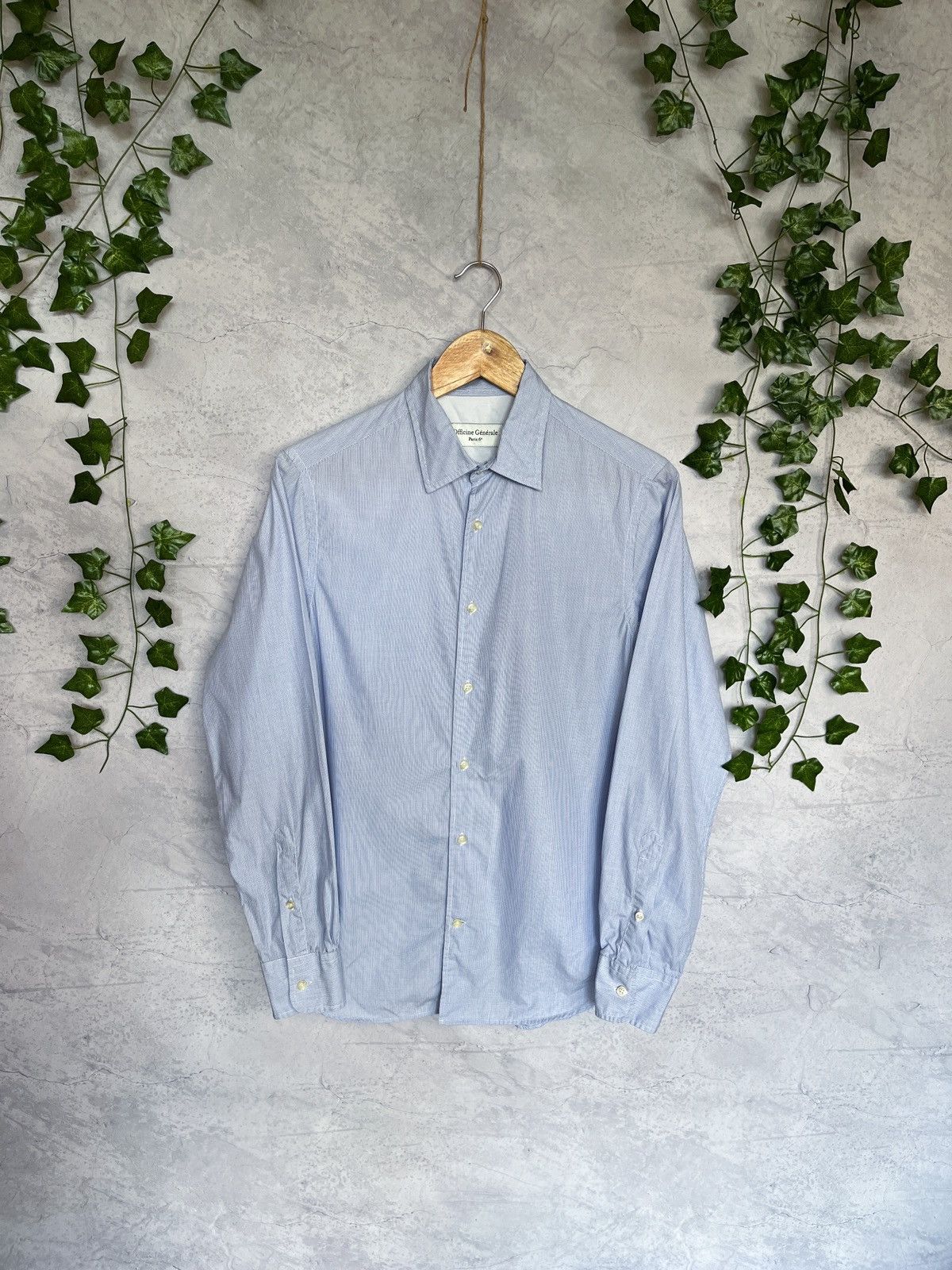 Officine Generale Mens Button Up Shirt