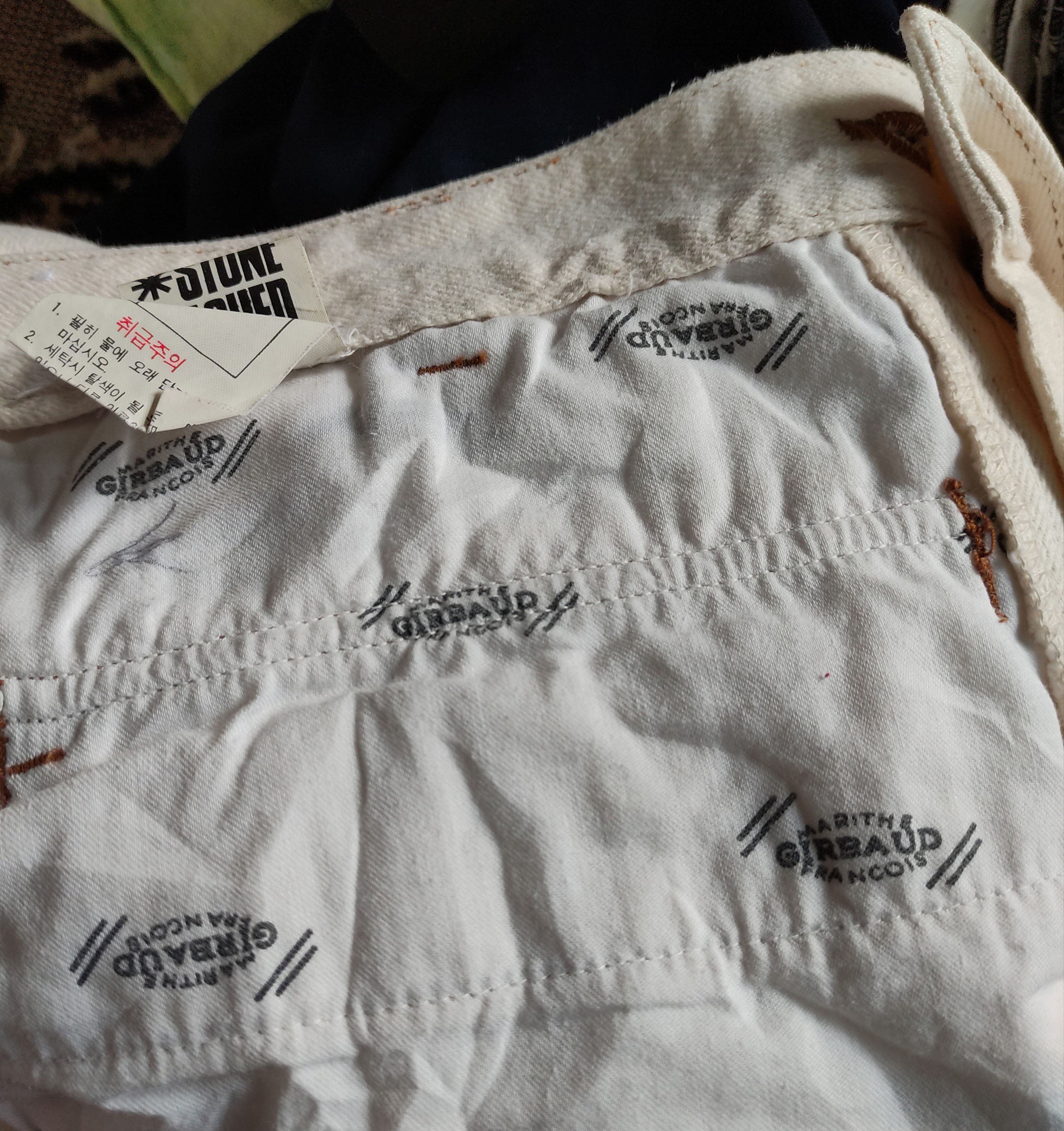 Marithe + Francois Girbaud Vintage Marithe Francois Girbaud Beige Denim Pant Size US 30 / EU 46 - 11 Thumbnail