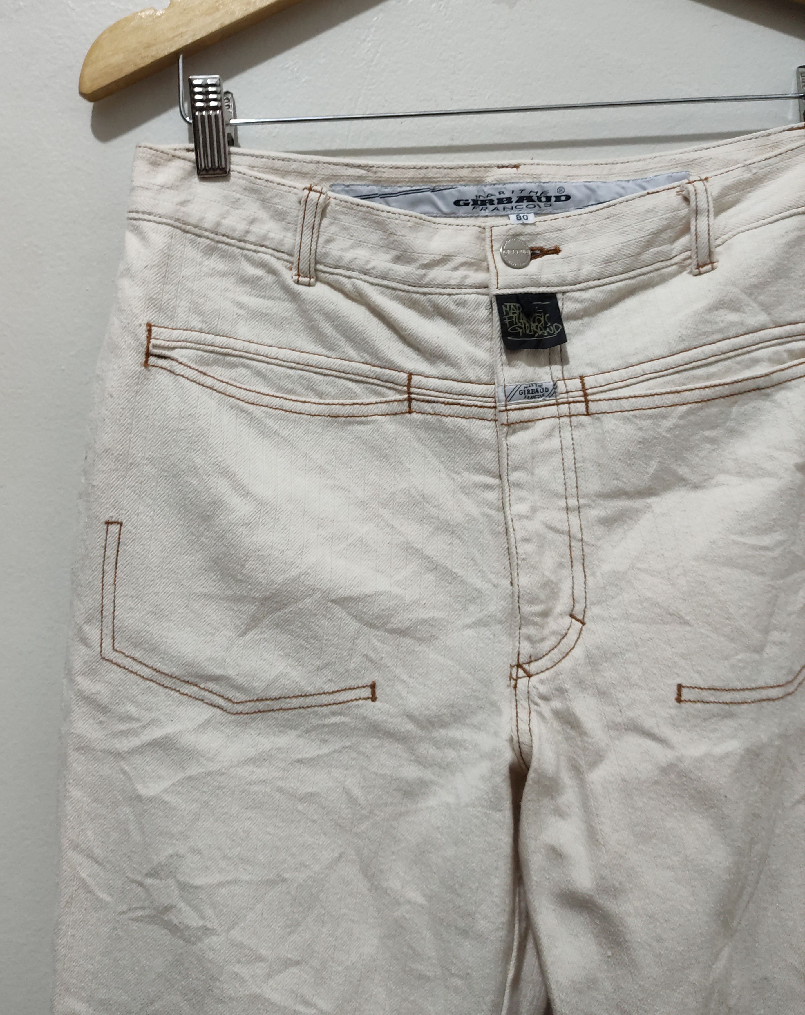 Marithe + Francois Girbaud Vintage Marithe Francois Girbaud Beige Denim Pant Size US 30 / EU 46 - 14 Thumbnail