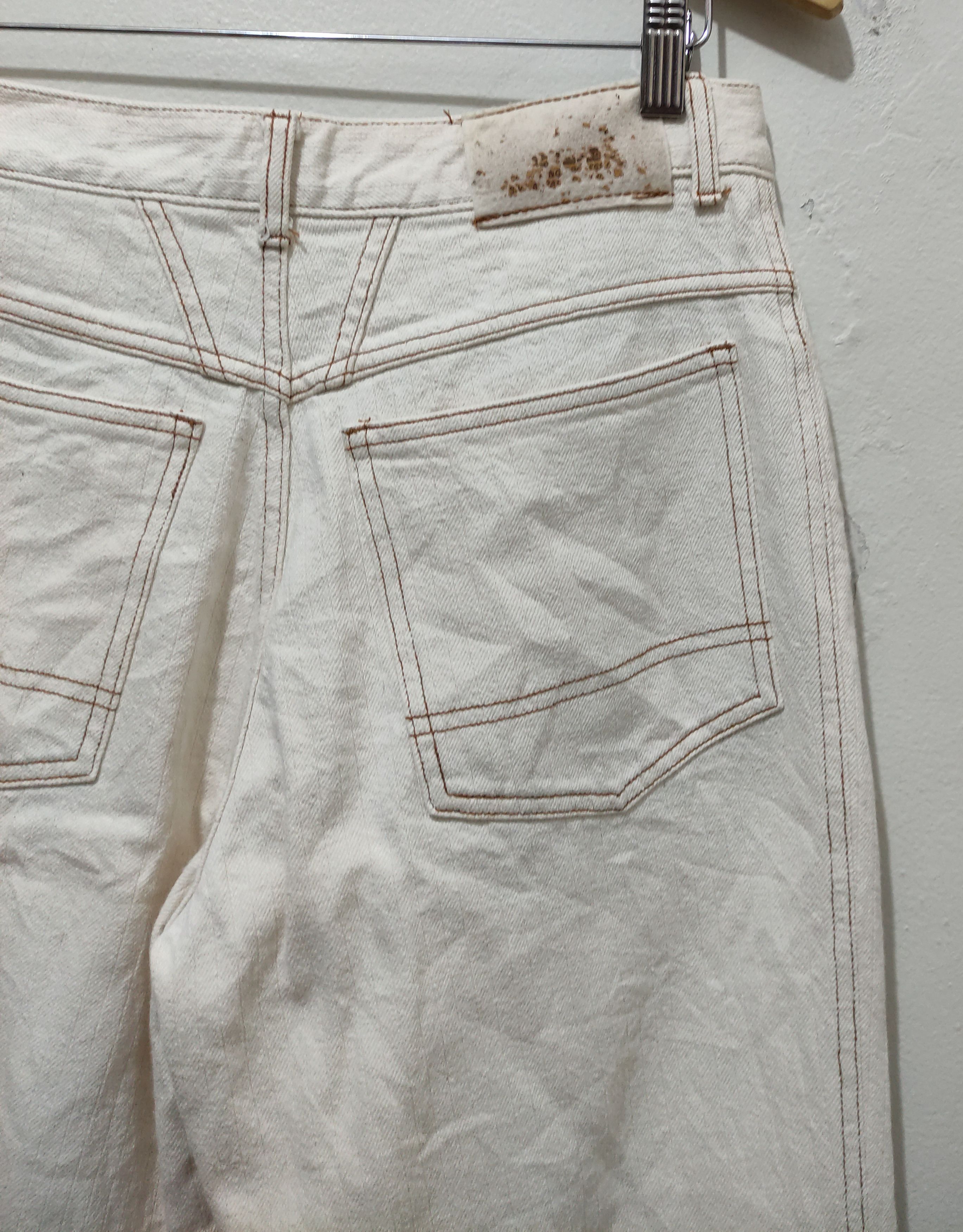 Marithe + Francois Girbaud Vintage Marithe Francois Girbaud Beige Denim Pant Size US 30 / EU 46 - 15 Thumbnail