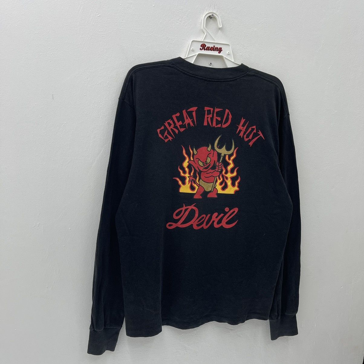 Japanese Brand × Vintage Vintage Great Red Hot Devil Like Horror Style Shirt Size US L / EU 52-54 / 3 - 5 Thumbnail