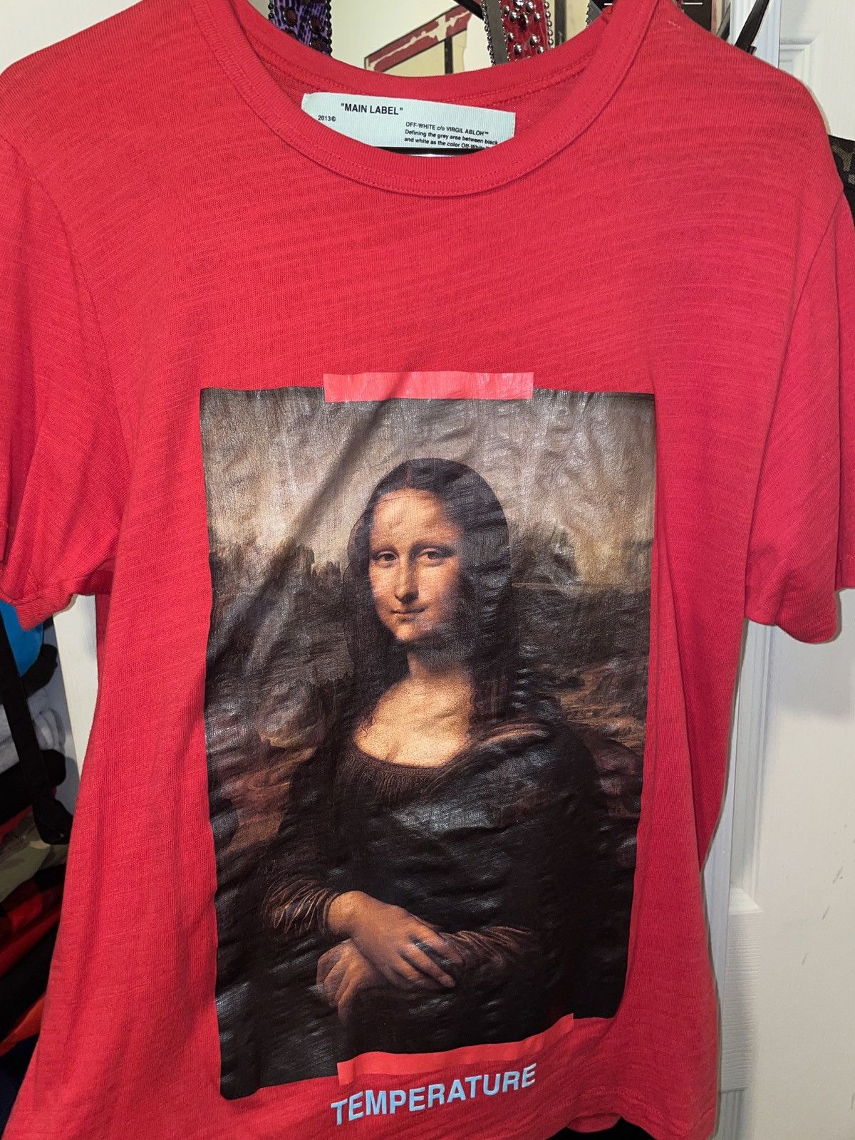 Off-White Off-white Mona Lisa temperature tee Size US S / EU 44-46 / 1 - 2 Thumbnail