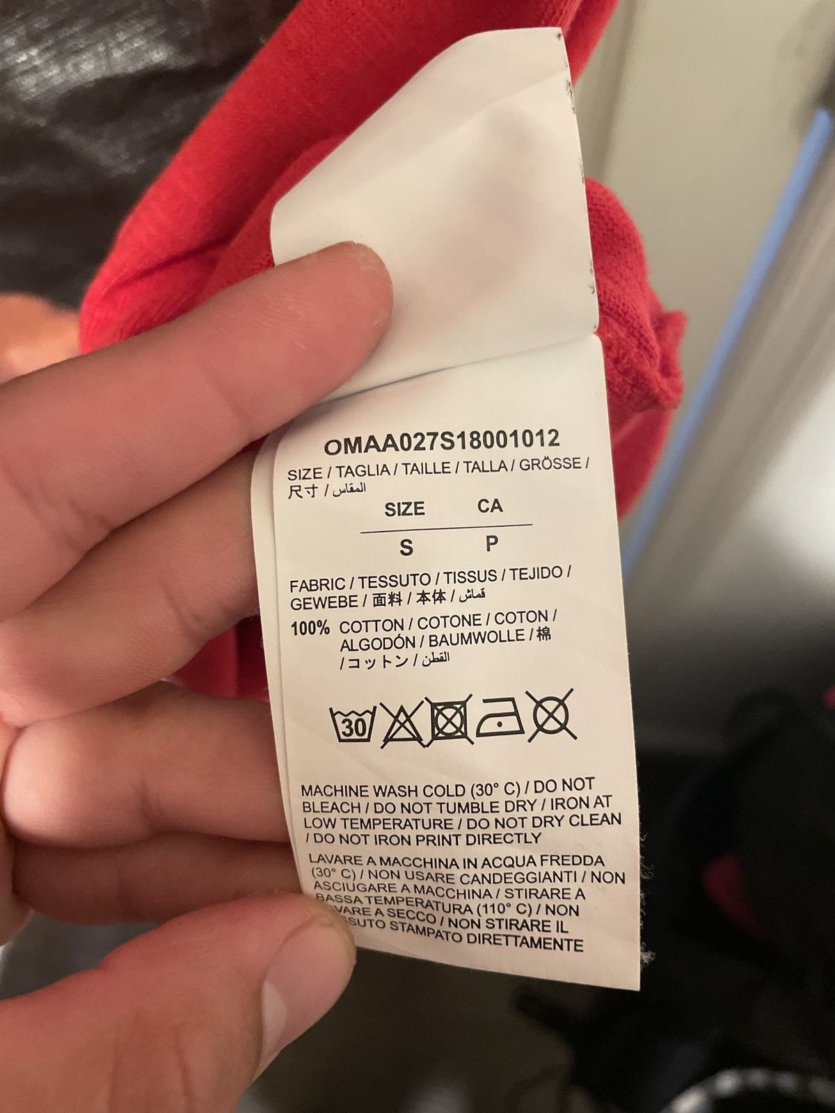 Off-White Off-white Mona Lisa temperature tee Size US S / EU 44-46 / 1 - 5 Thumbnail